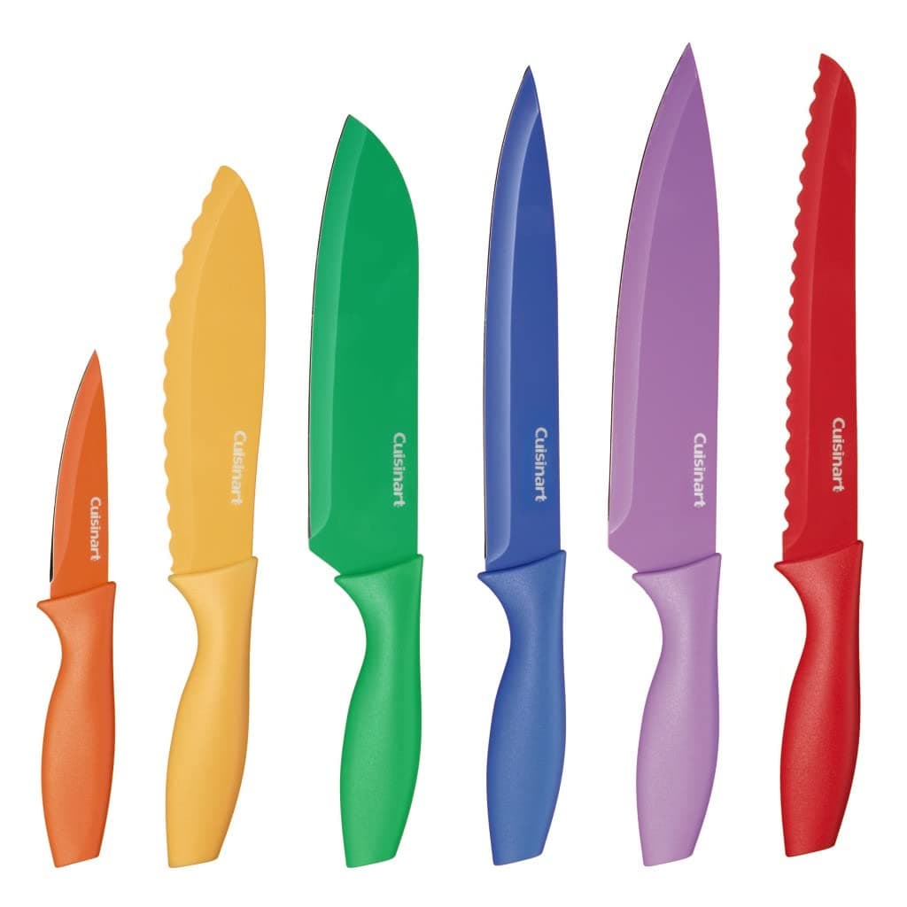 Cuisinart C55-01-12PCKS Collection 12-Piece Knife, Multicolor Advantage-Cutlery-Set, Multi-colored Color: Multi-Color