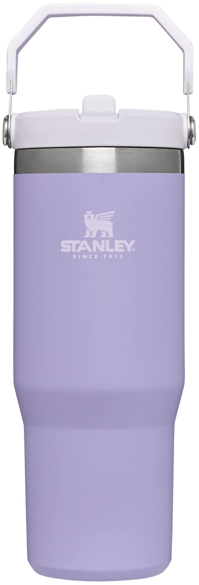 STANLEY IceFlow Stainless Steel Tumbler - Vacuum Insulated Water Bottle for Home, and Car Reusable Cup with Straw Leak Resistant Flip Cold for 12 Hours or Iced for 2 Days, Lavender, 30 OZ / 0.89 L Lavender 30 Ounces
