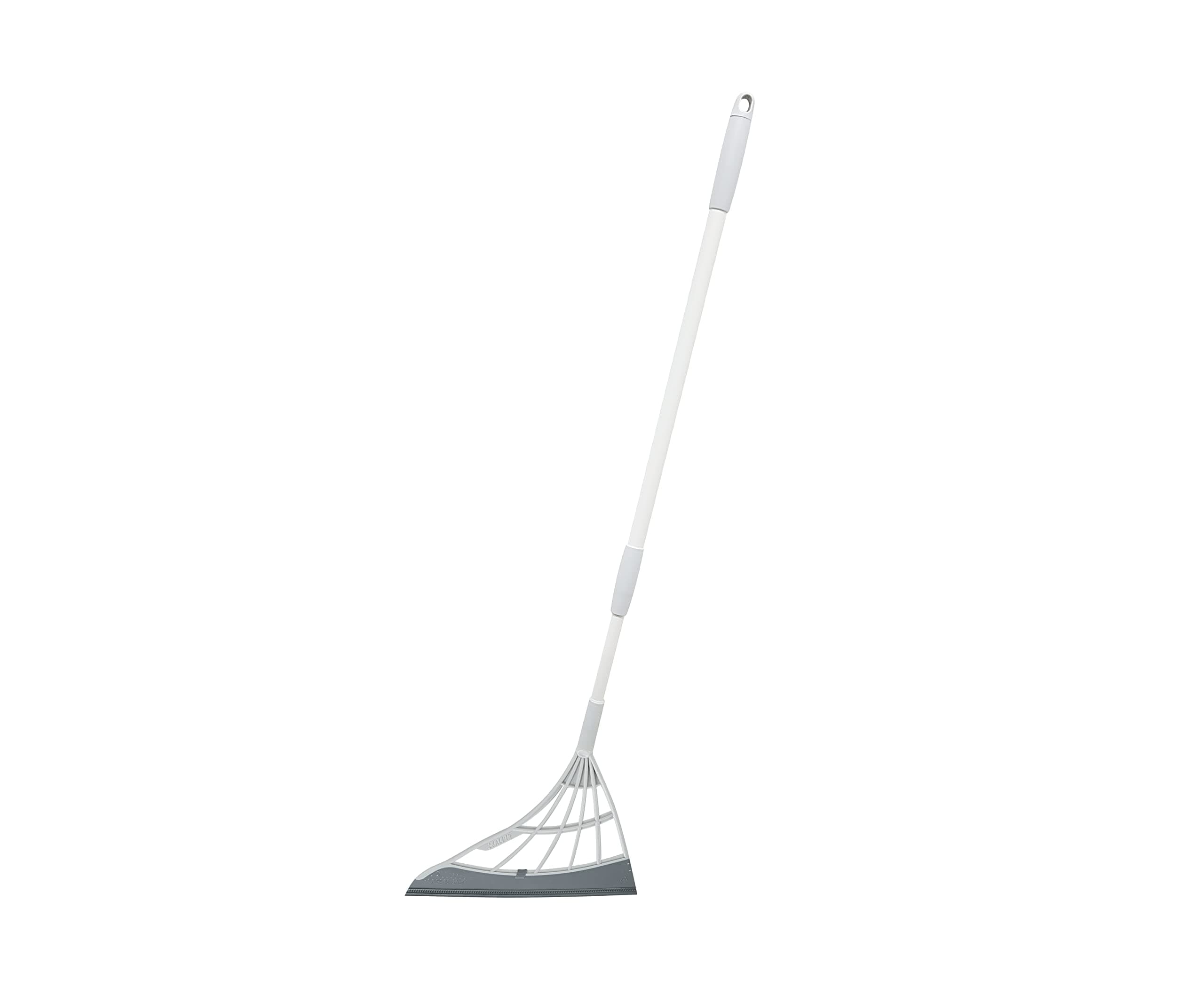 Original Broombi - All-Surface Silicone Broom, Squeegee, Pet Hair Remover - Smart Broom for Indoor Cleaning - Cleans Glass, Fine Dust, Hair, Liquids - for Smooth Floors, Rugs, Windows (Grey) Gray