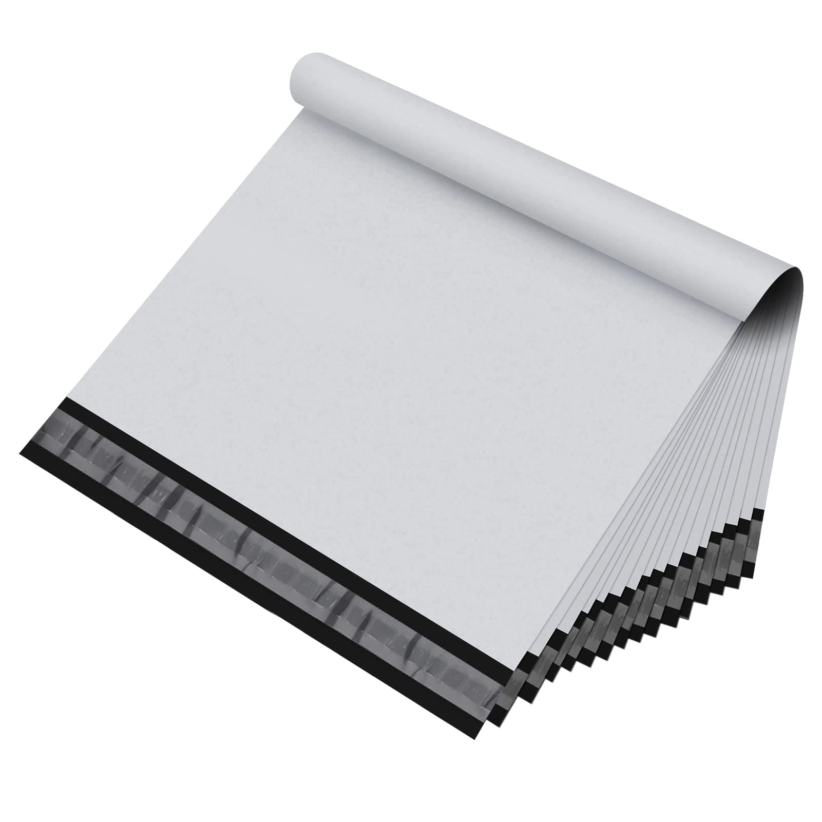 Cozymood Poly Mailers 12x15.5 Inch White 100 Pcs,Strong Adhesive Shipping Bags for Clothing, Waterproof Packaging Bags for Small Business, Self Seal Shipping Envelopes