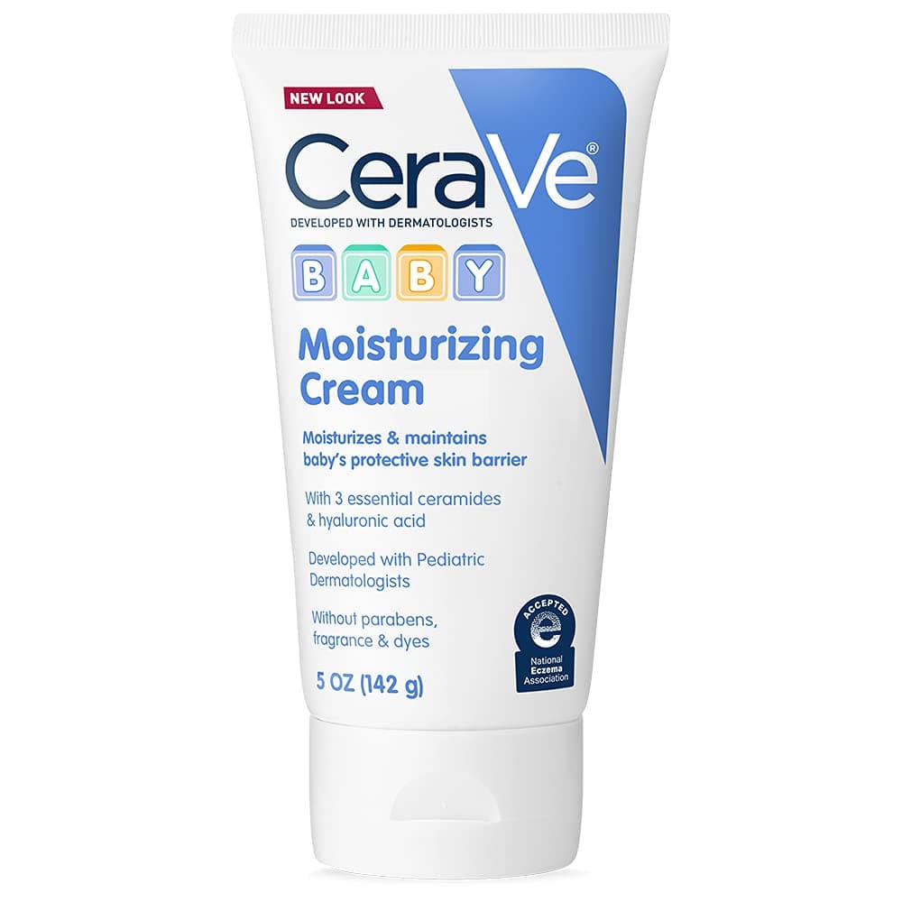 CeraVe Baby Cream, Gentle Moisturizing Cream with Hyaluronic Acid, Paraben, Phthalate, & Fragrance Free, 5 Ounce 5 Ounce (Pack of 1)