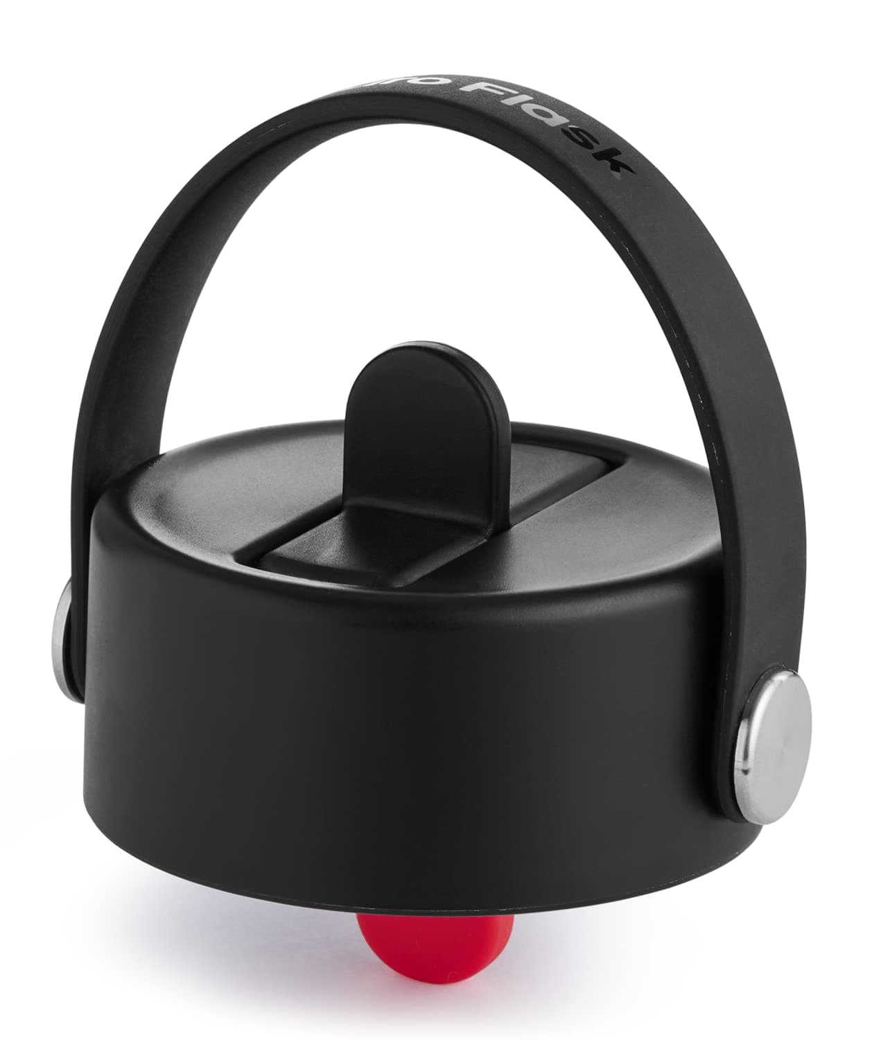 Hydro Flask Wide Mouth Lids- Accessory for Wide Mouth Water Bottle Flex Straw Cap Black