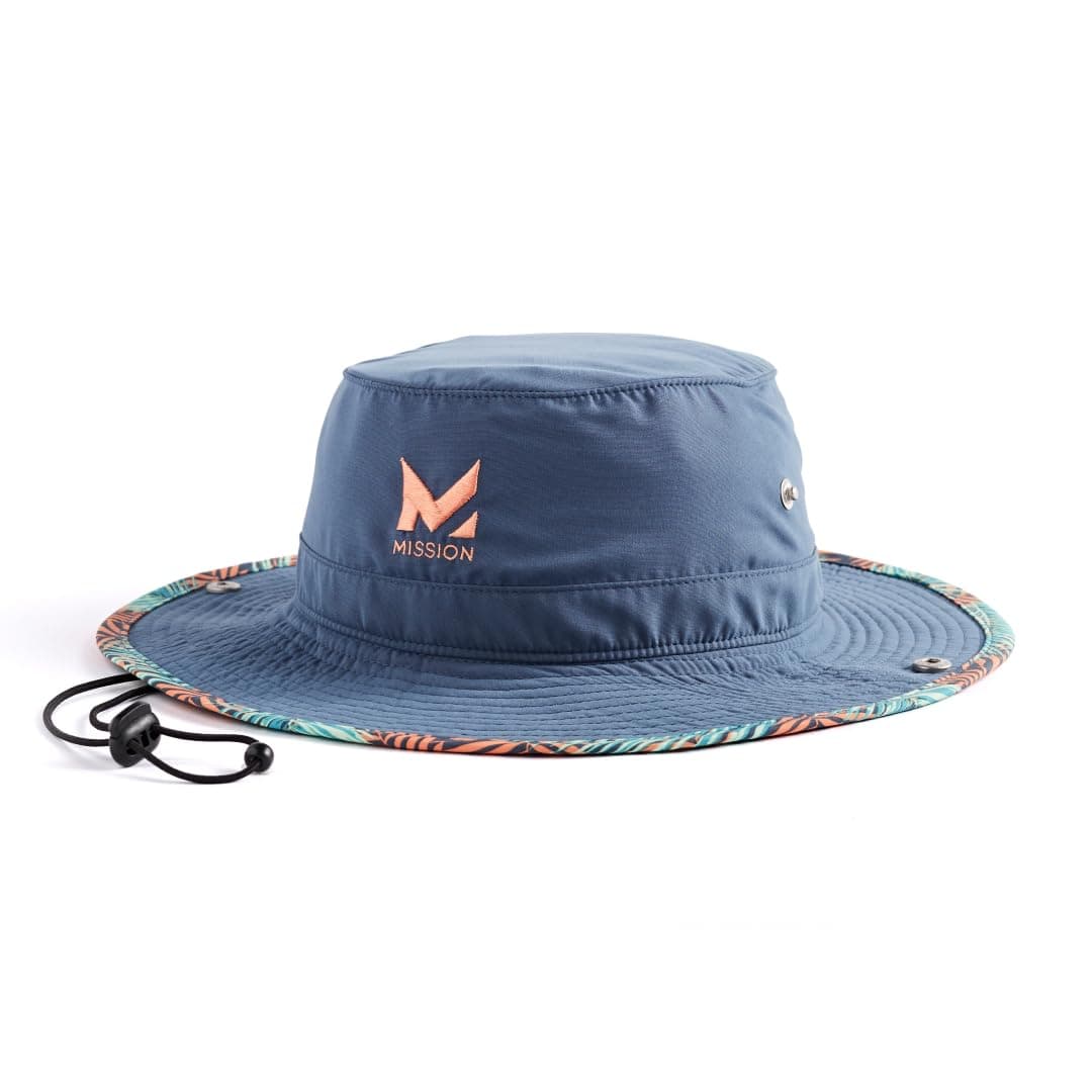 MISSION Cooling Bucket Hat - Unisex Wide-Brim Hat for Men & Women - Lightweight, Foldable & Durable - Cools Up to 2 Hours Sea Palm
