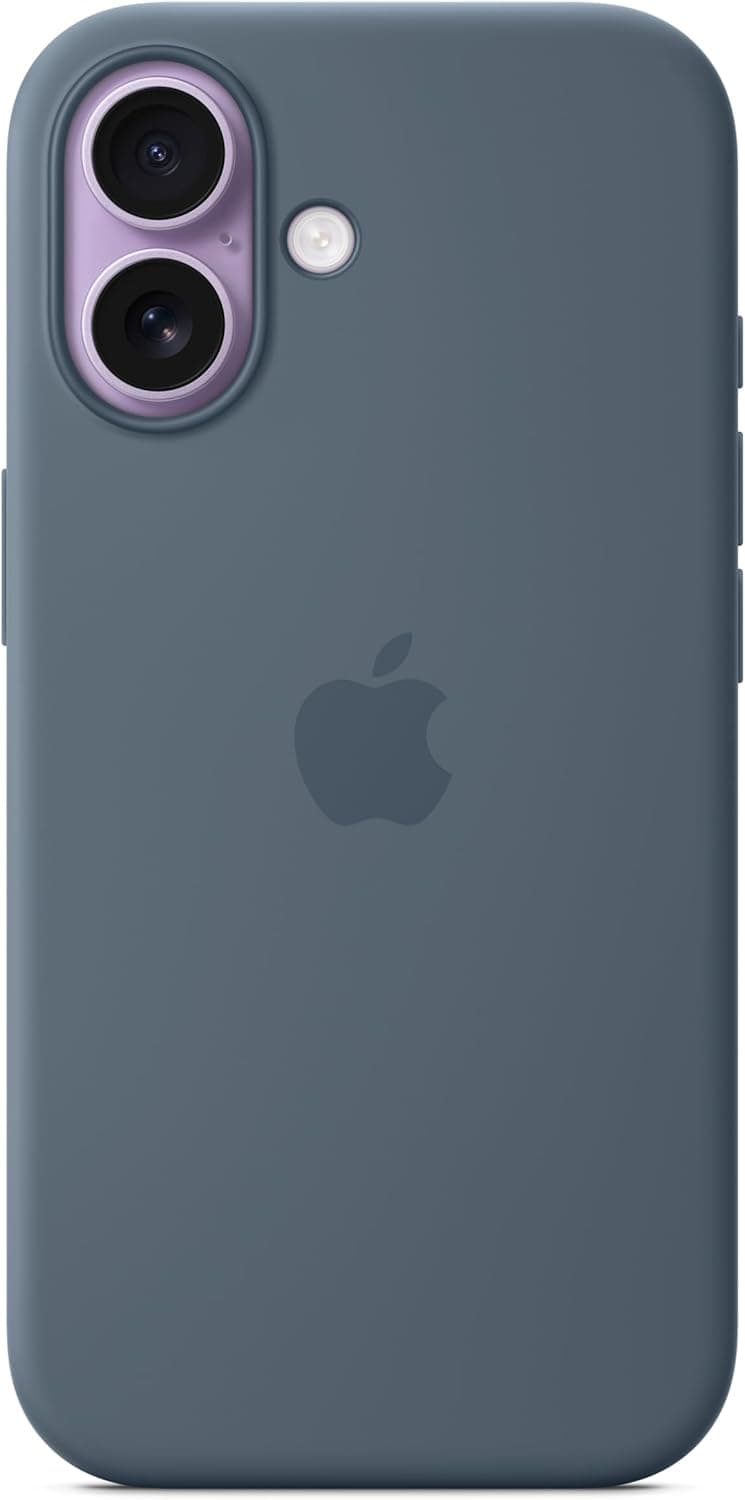 Apple iPhone 17 Silicone Case with MagSafe and Camera Control: Lightweight Phone Case, Wireless Charging Compatible, Smooth Matte Finish; Anchor Blue iPhone 17 Anchor Blue