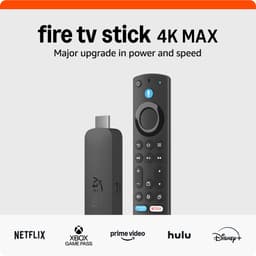 Amazon Fire TV Stick 4K Max streaming device, with AI-powered Fire TV Search, supports Wi-Fi 6E, free & live TV without cable or satellite