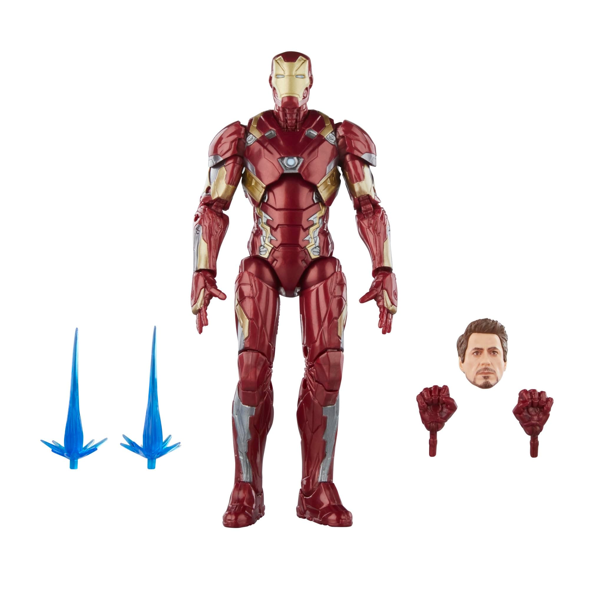 Hasbro Marvel Legends Series Iron Man Mark 46, Captain America: Civil War Collectible 6 Inch Action Figures, Marvel Legends Action Figures Modern
