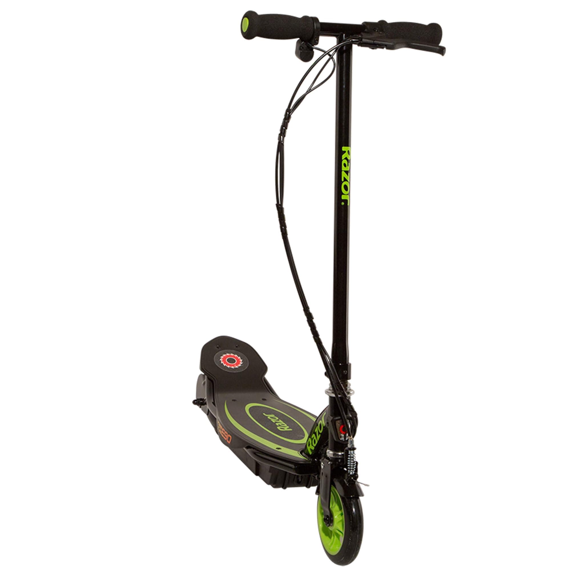 Razor Power Core E90 Electric Scooter with hub Motor, Push-Button Throttle, for Kids 8+ Green Scooter