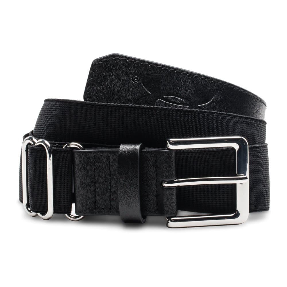 Under Armour Boys' Baseball Belt One Size Black/ Black/ Black
