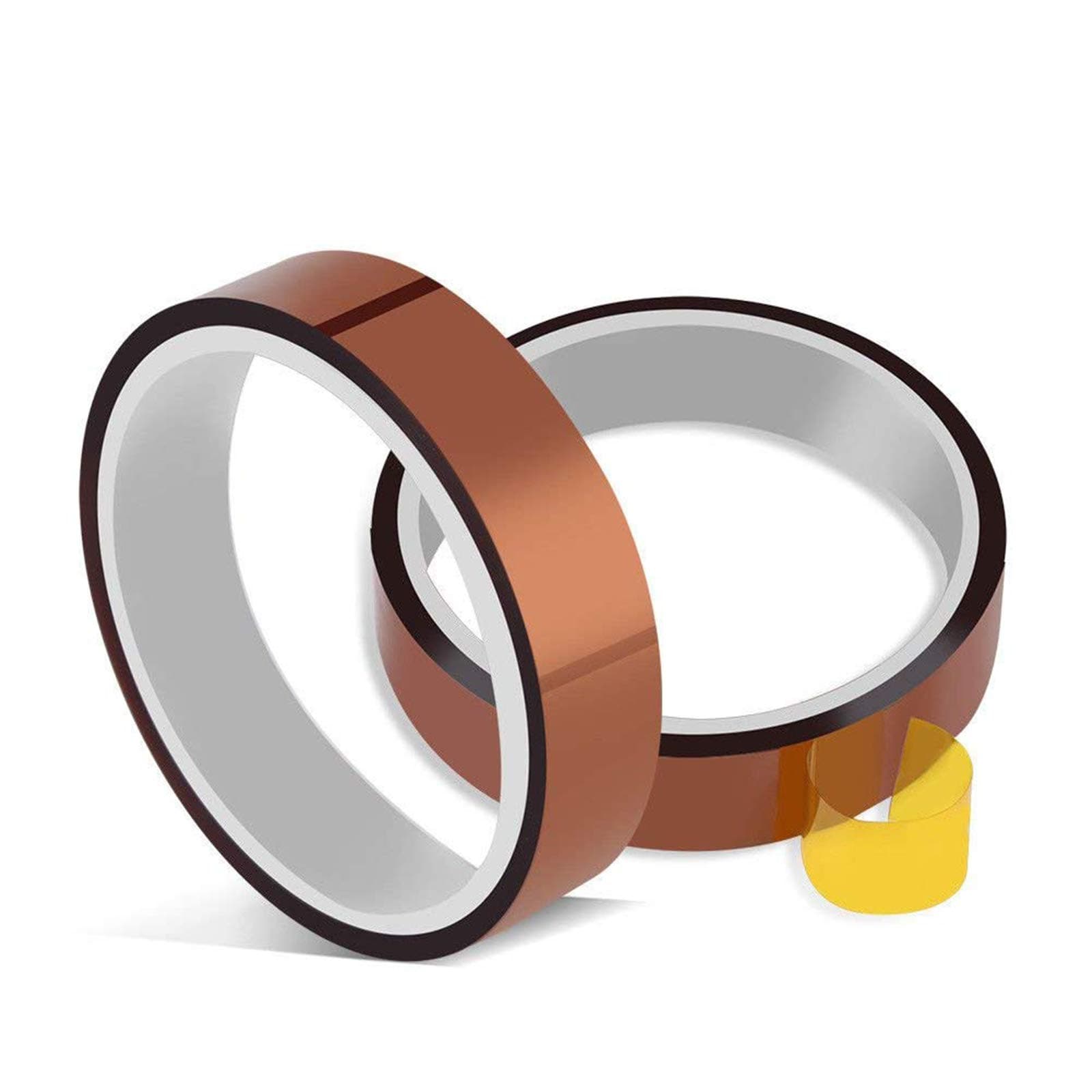 MS WGO High Temperature Tape Heat Tape Heat Resistant Tape Heat Transfer Tape Heat Tape for Sublimation No Residue 10mm X 33m 108ft (Yellow-2 Roll) A-Yellow-2 Roll