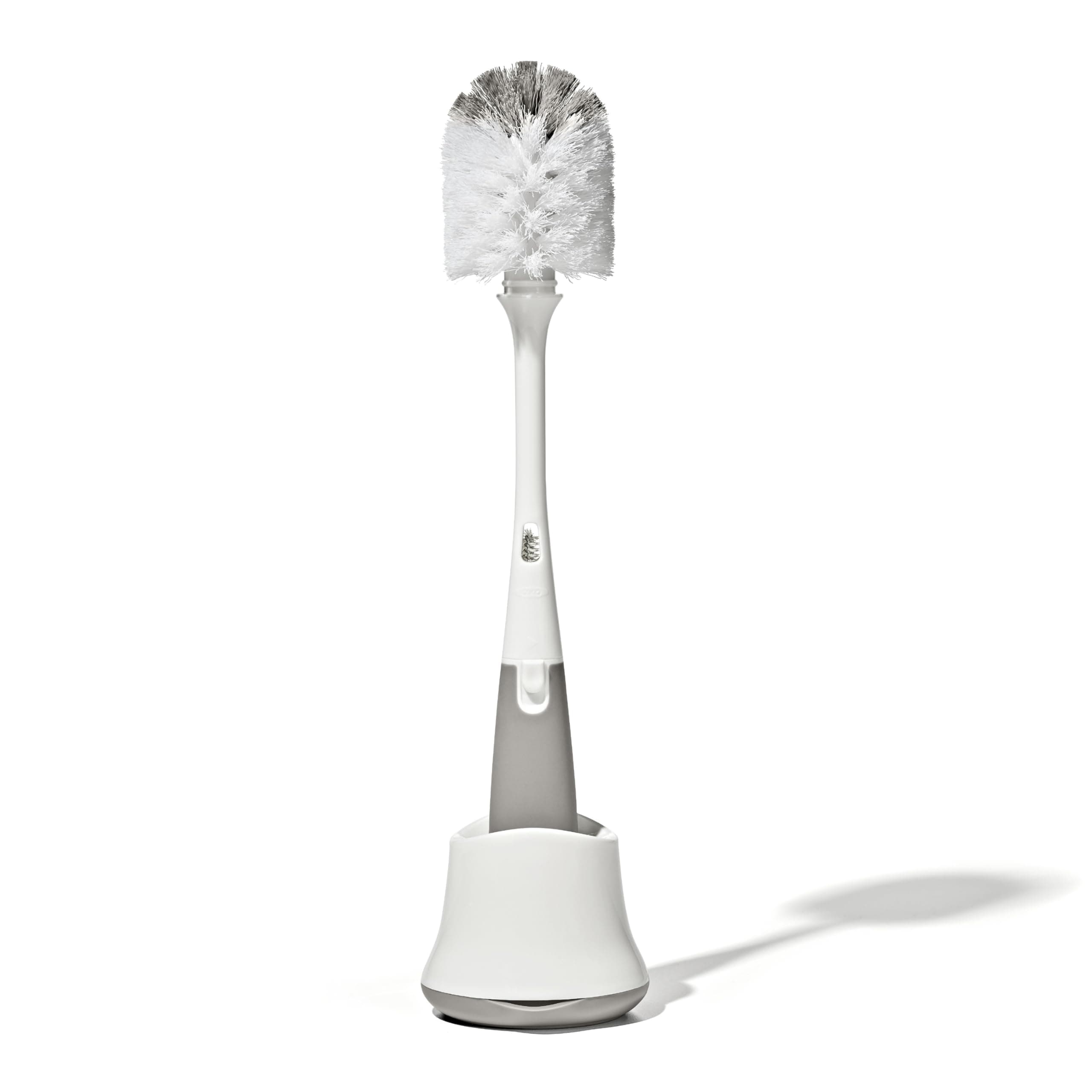 OXO Tot Bottle Brush with Nipple Cleaner and Stand, Gray