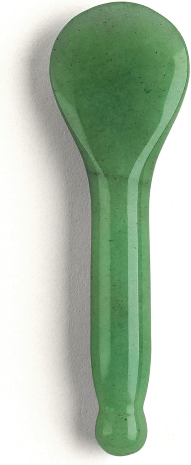Mount Lai - The Gua Sha Facial Lifting Tool (Jade Gua Sha Spoon, Gua Sha) Jade Gua Sha Spoon Gua Sha