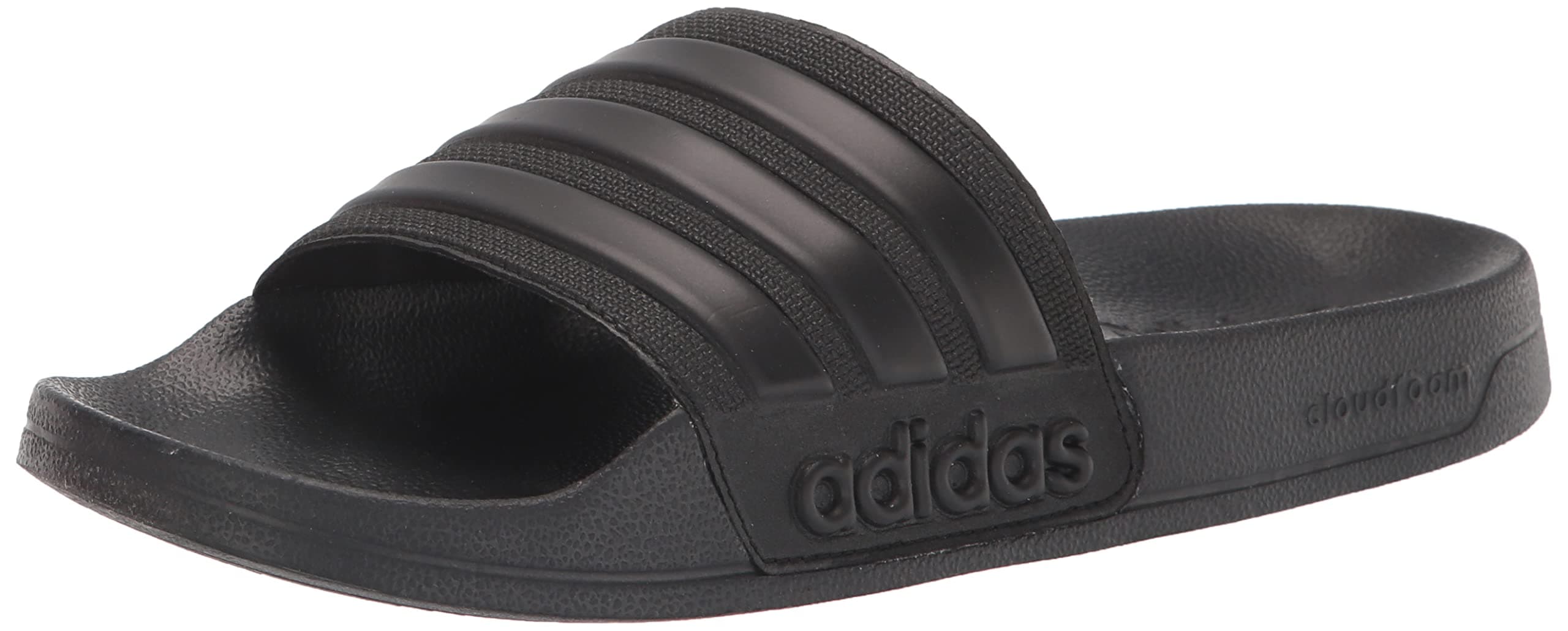 adidas Unisex Adult Adilette Shower Slip On Slides Core Black/Core Black/Core Black 10 Women/9 Men