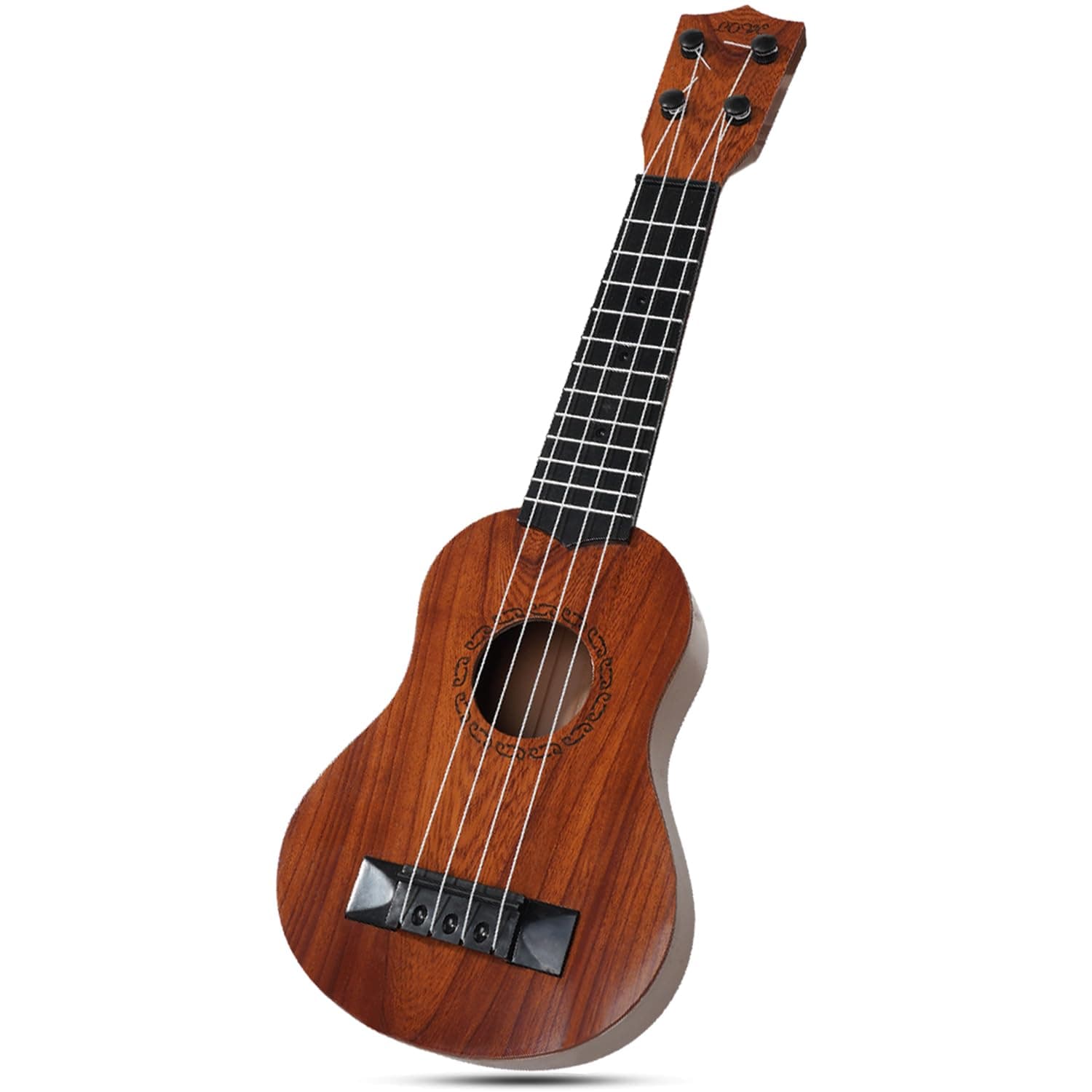 Raimy 17in Kids Ukulele Guitar - 4 Strings Mini Guitar Children Musical Instruments Educational Toys with Picks for Toddler Kids Boys Girls Beginner (Mahogany) 17" Mahogany