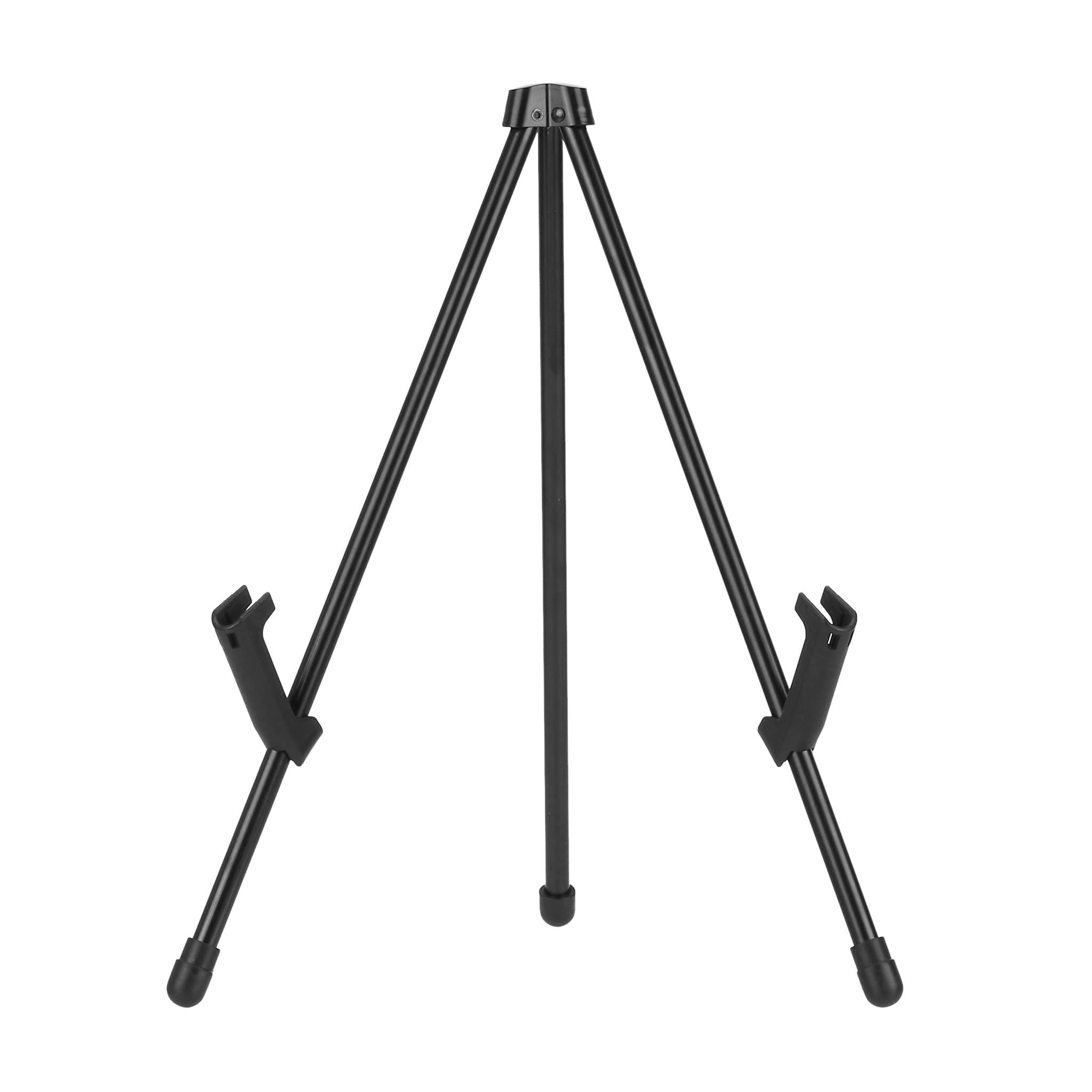 Amazon Basics Tabletop Instant Easel, Black Steel Table Top Easels for Display, Adjustable & Portable Tripod for Paintings, Signs, Posters