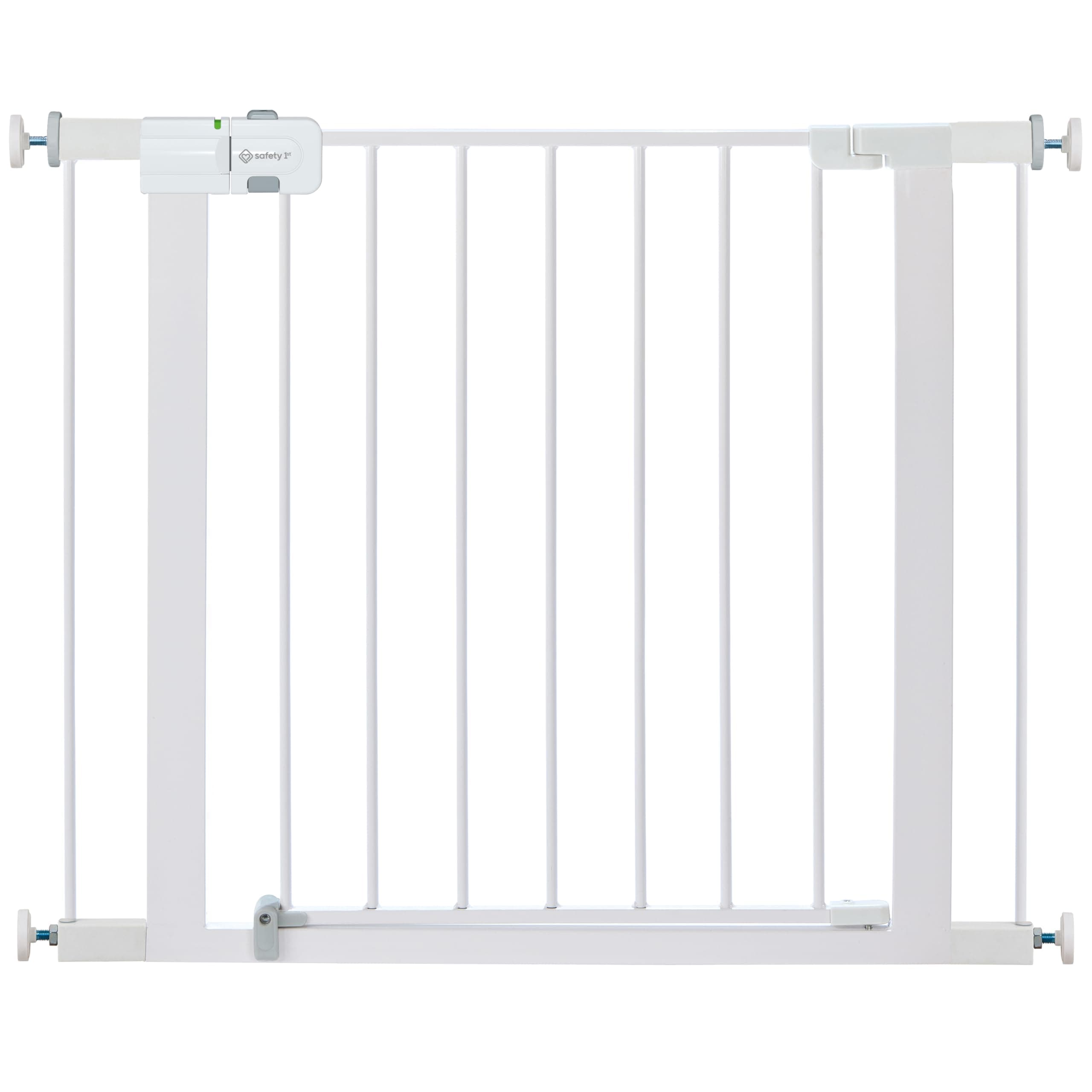 Safety 1st Easy Install Walk Thru Baby Gate for Doorway With Door, Dog Gates, Fits 29"-38", Easy Install 28" Tall, White 1-Pack 29" to 38" Wide x 28" Tall White