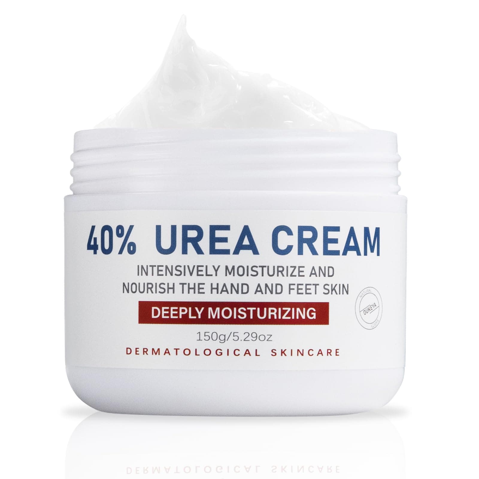 OUKEYA Urea Cream 40 Percent,Foot & Hand Cream for Dry Cracked,Urea Lotion for Feet Maximum Strength 5.29 Oz(Pack of 1)
