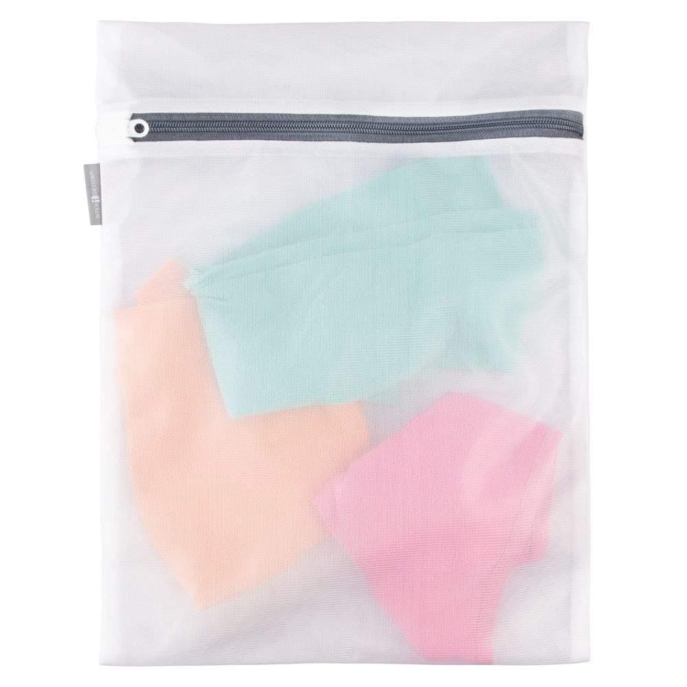 iDesign Medium Mesh Laundry Bag for Delicates - White Medium Pack of 1