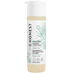 The Honest Company 2-in-1 Cleansing Shampoo and Body Wash for Sensitive Skin, Gentle Tear-Free Hypoallergenic Baby Wash with Naturally Derived Ingredients, Fragrance-Free, 10 fl oz Fragrance Free Sensitive 10 Fl Oz (Pack of 1)