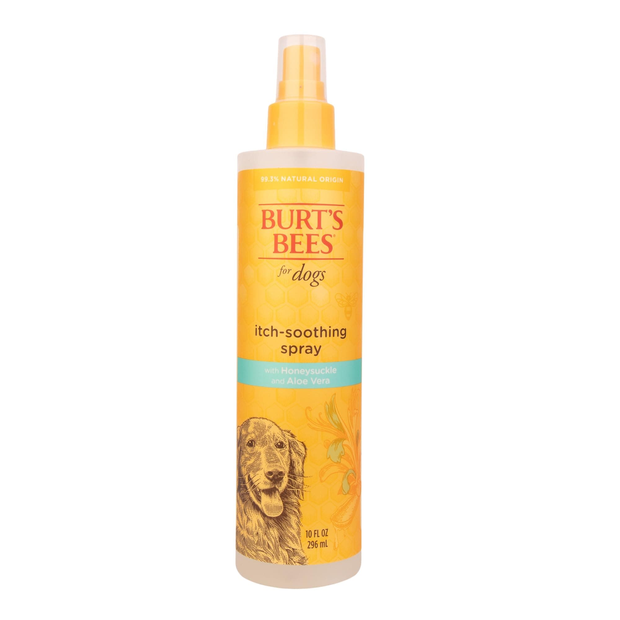 Burt's Bees for Pets Anti Itch for Dogs Spray with Honeysuckle - Dog Itching Skin Relief Treatment - Dry Skin Relief for Dogs, Dog Grooming Supplies, 10 Fl Oz Unscented 10 Fl Oz (Pack of 1)