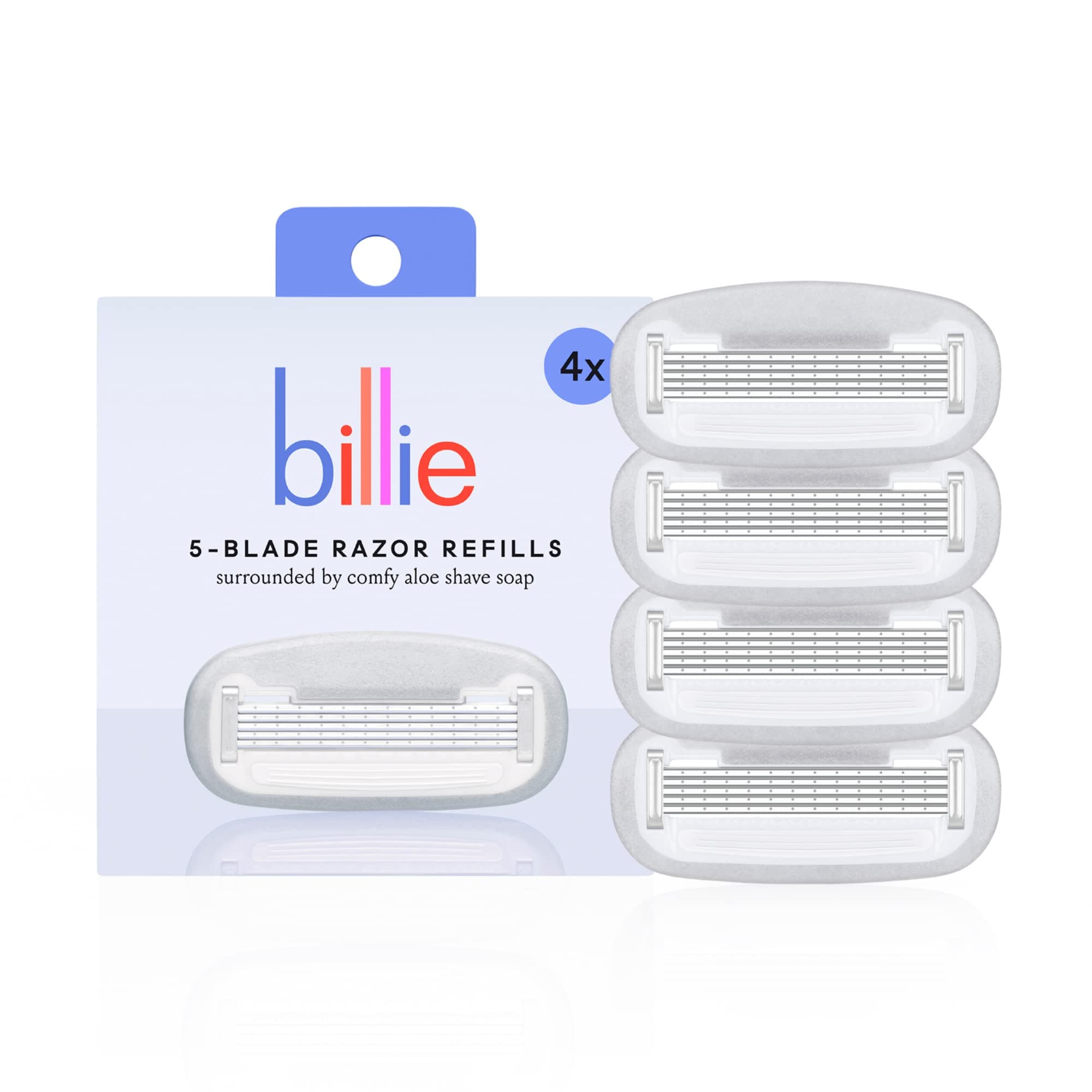 Billie Women’s Razor Refill Blades – 4 Count (Pack of 1) 4 Count (Pack of 1) Blades