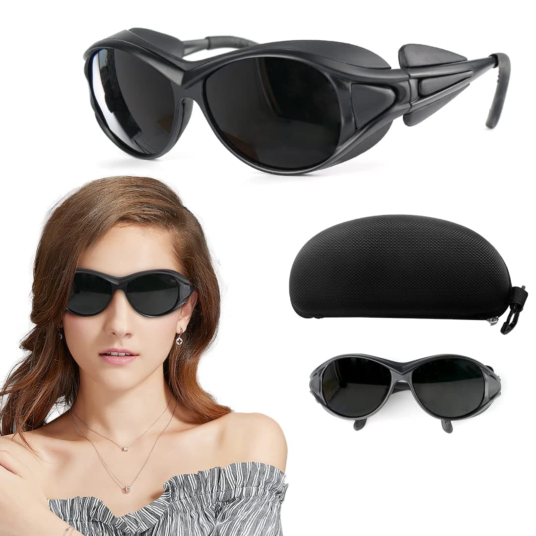 Red Light Therapy Glasses, Eyes Protection for Tanning Goggles, IPL Laser Safety Glasses 200-2000nm, Eye Protection for Red Light Therapy.