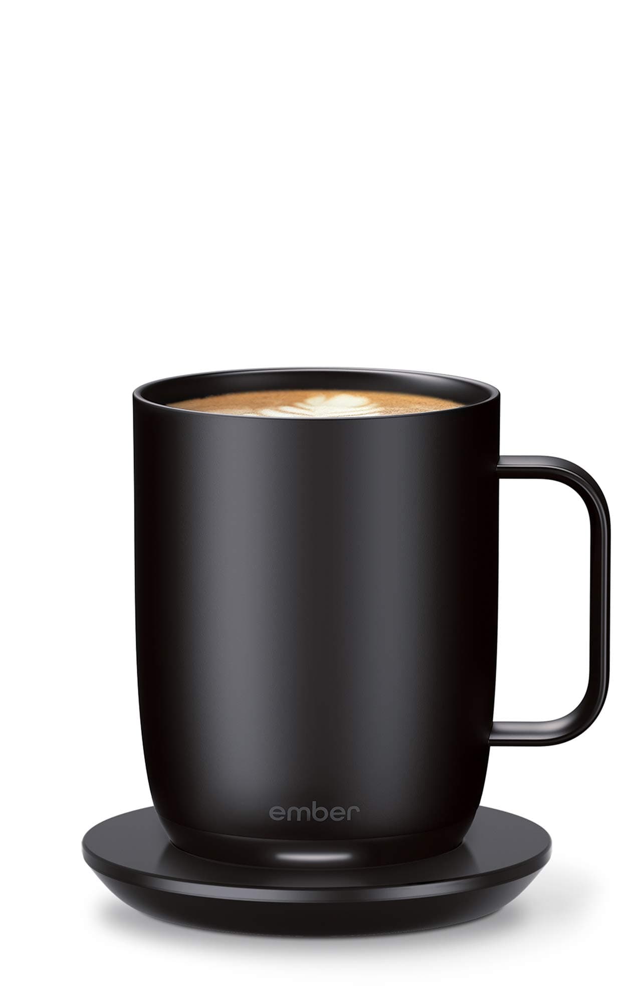 Ember Temperature Control Smart Mug 2, 14 Oz, App-Controlled Heated Coffee Mug with 80 Min Battery Life and Improved Design, Black Black 14 Ounces