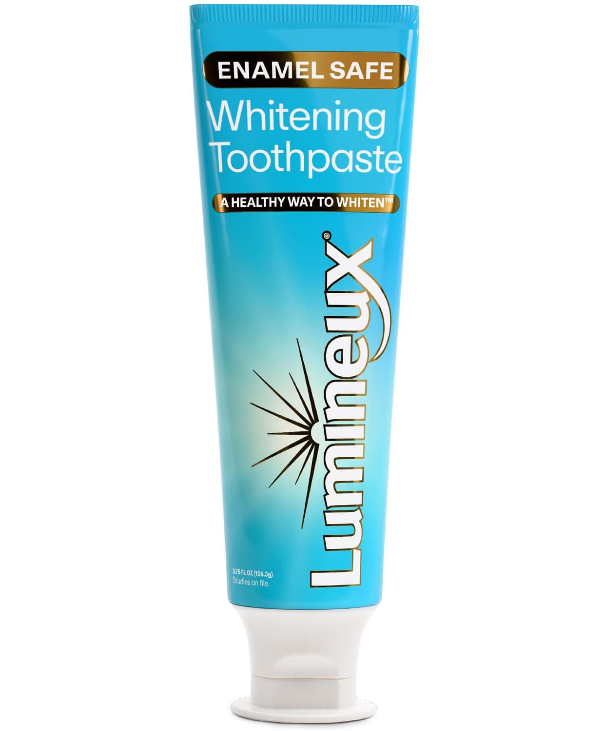 Lumineux Teeth Whitening Toothpaste - Peroxide Free, Enamel Safe for Sensitive Whiter Teeth - Fluoride Free, No Alcohol, Artificial Colors, SLS Free Dentist Formulated - 3.75 Oz 3.75 Ounce (Pack of 1)