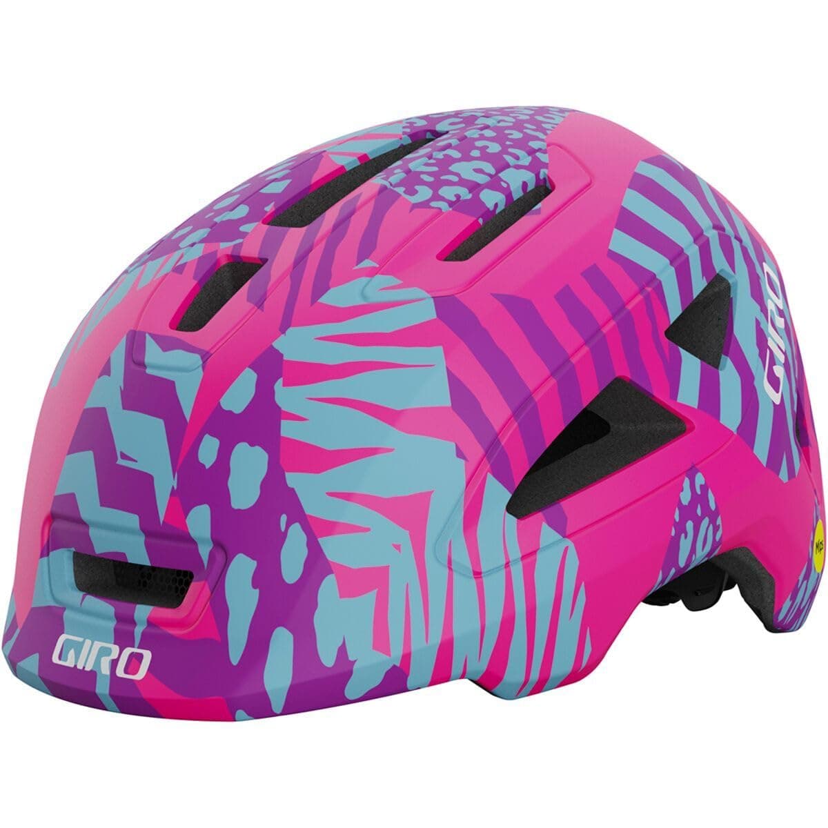 Giro Scamp MIPS II Youth Bike Helmet X-Small Matte Pink Animal