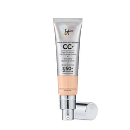 IT Cosmetics CC+ Cream - Natural Full Coverage Foundation With SPF 50+, Color Corrector & Anti-Aging Hydrating Serum, Hyaluronic Acid + Peptides, Lightweight Up To 24H Wear, All Skin Types- 1.08 fl oz 08N Light Neutral (light with neutral undertones)