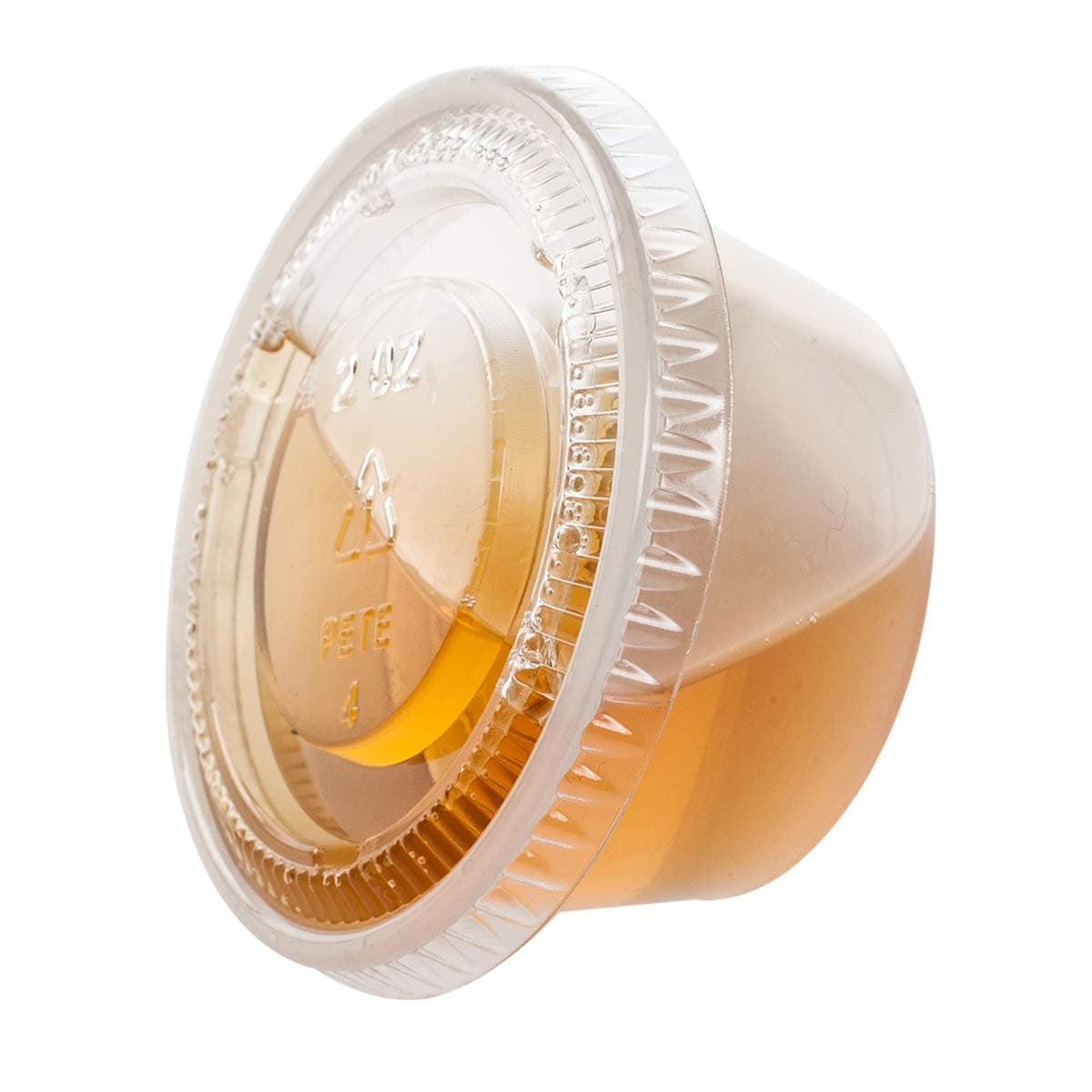 TashiBox 2 oz 100 Sets Disposable Plastic Cups with Lids, Jello Shot Cups Souffle Cups… 2oz-100Sets