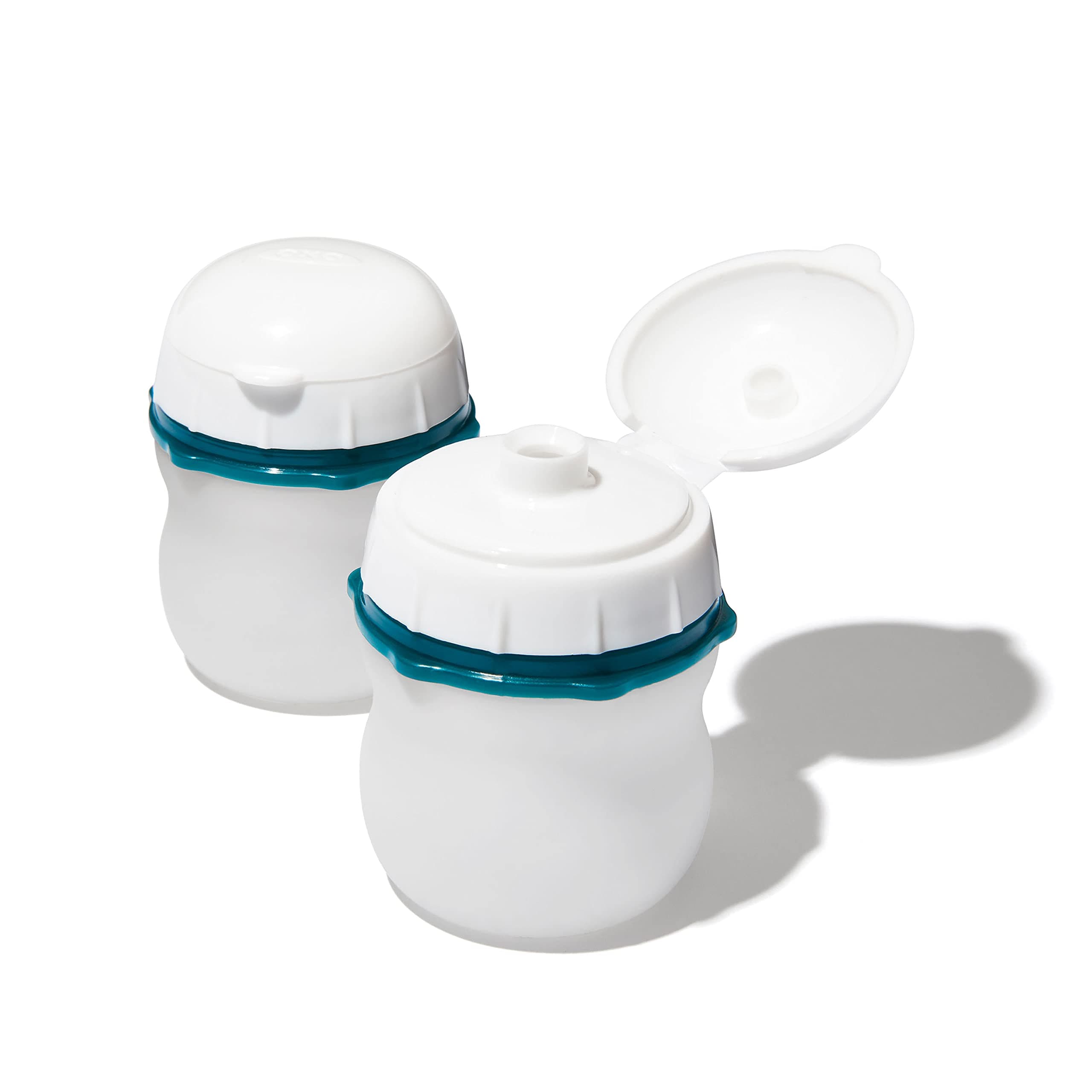OXO Good Grips Prep & Go Silicone Squeeze Bottles 2 Pack Silicone Squeeze Bottle - 2 Pack Teal