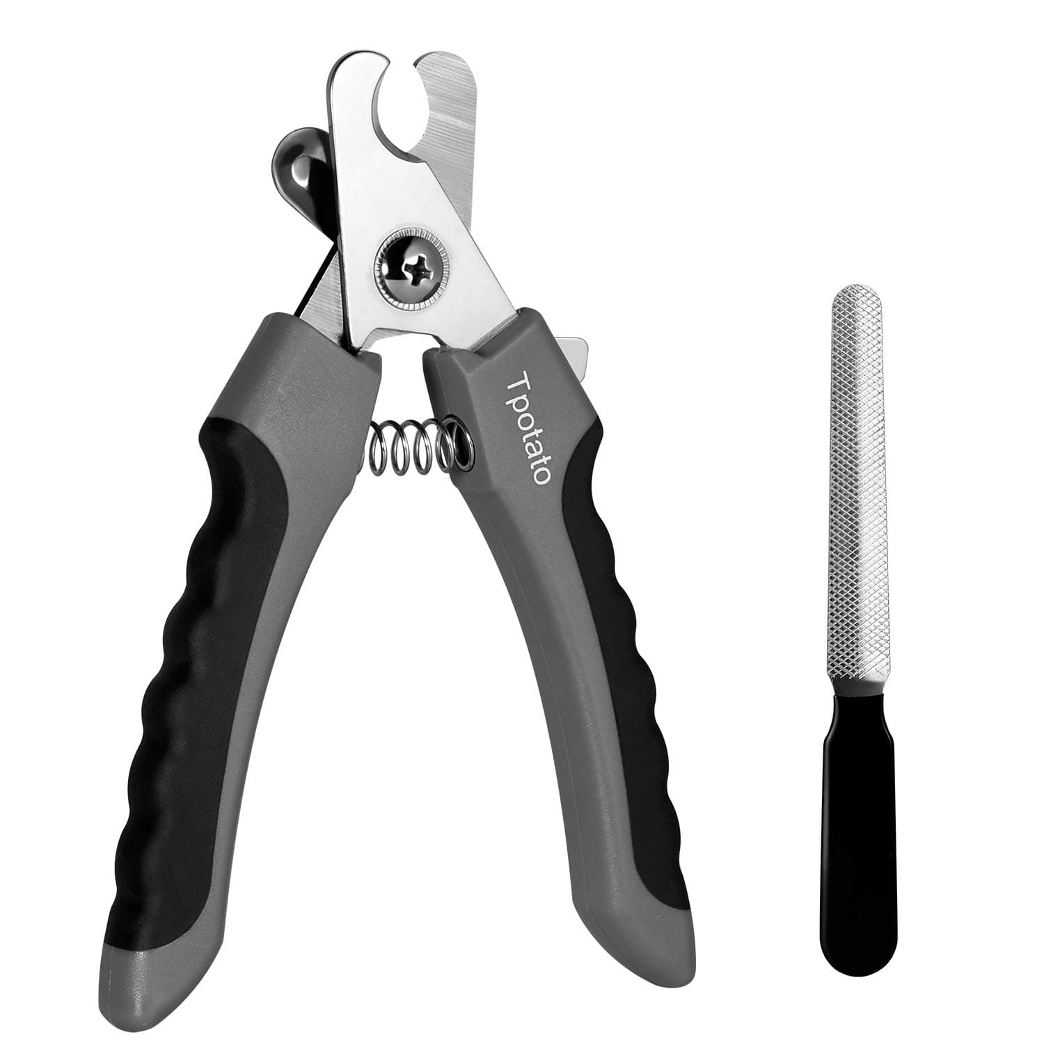 Tpotato Dog Nail Clippers,Dog Nail Trimmers for Large Breed Dog with Quick Sensor,Safari Professional Cat Nail Clipper with Safety Guard and Nail File.