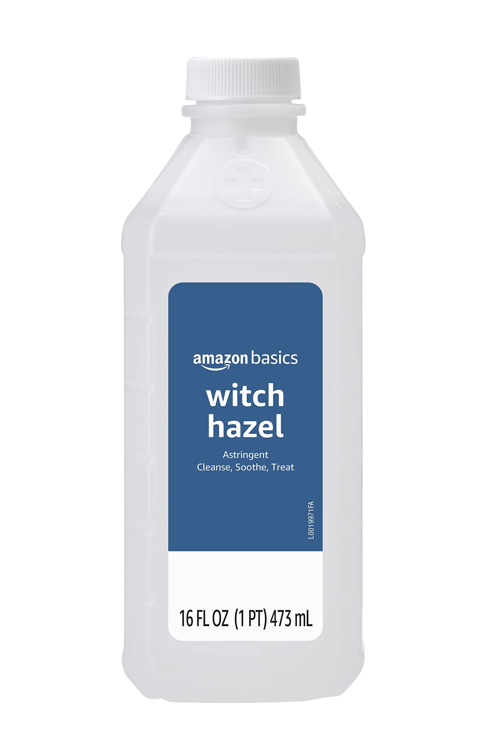 Amazon Basics Witch Hazel USP Astringent, Unscented, 16 Fluid Ounces (Previously Solimo) 16 Fl Oz (Pack of 1)