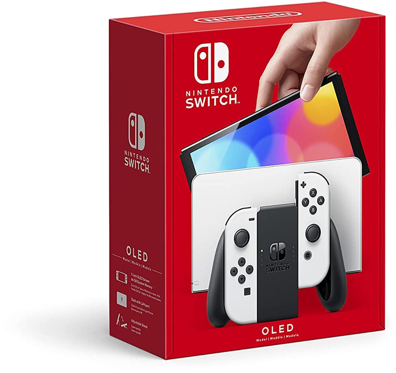 Nintendo Switch – OLED Model w/White Joy-Con White Console
