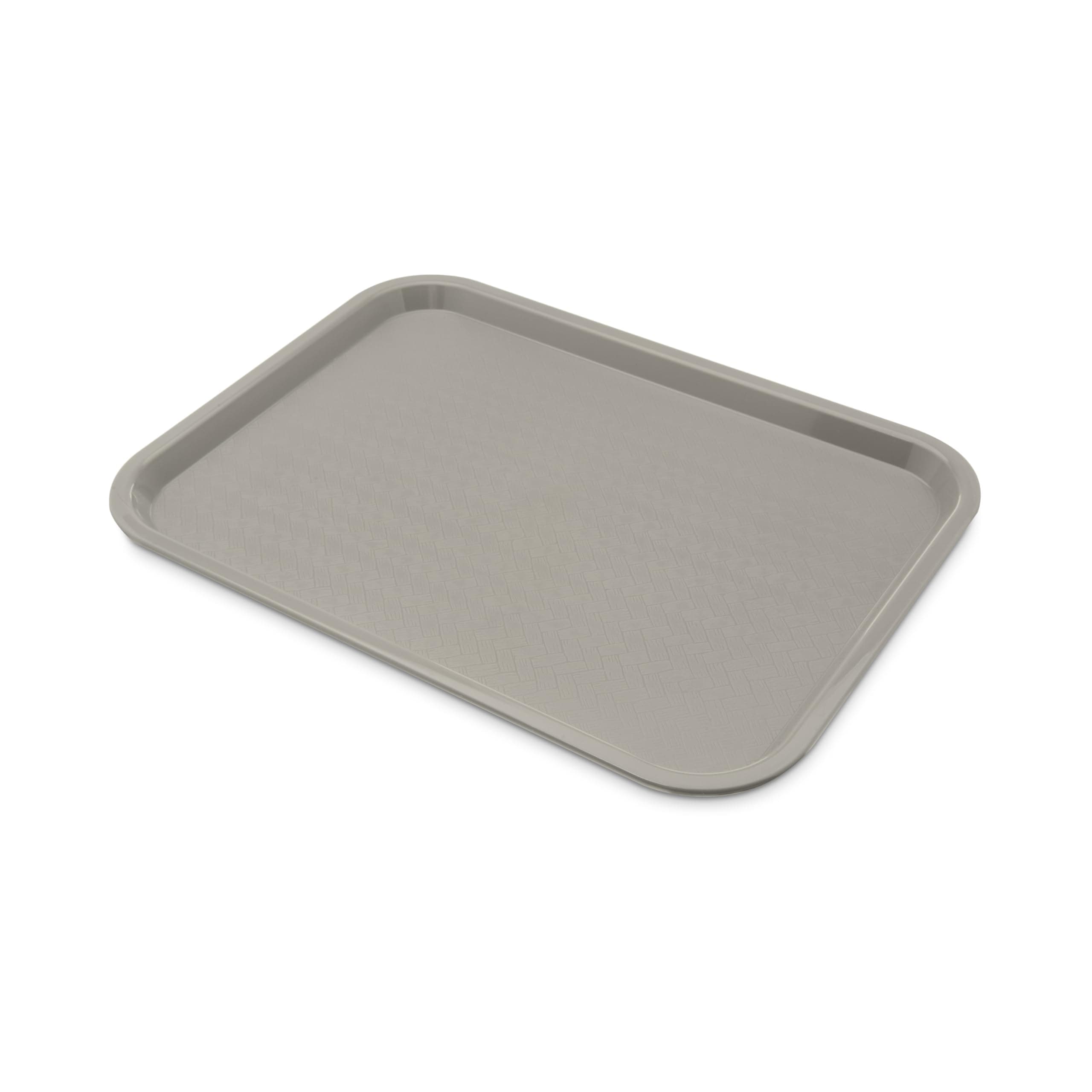 Carlisle FoodService Products CT121623 Café Standard Cafeteria / Fast Food Tray, 12" x 16", Gray Gray 1
