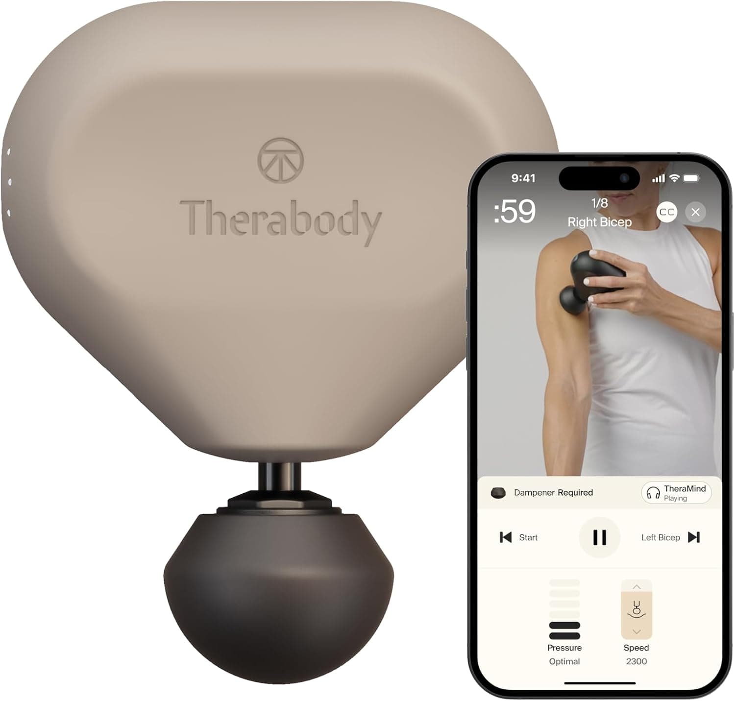 TheraGun Mini (3rd Generation) by Therabody β Ultra-Portable Massage Gun and Travel Essential for Fast, Effective Pain and Tension Relief Anywhere (Oat) Oat (3rd Gen)