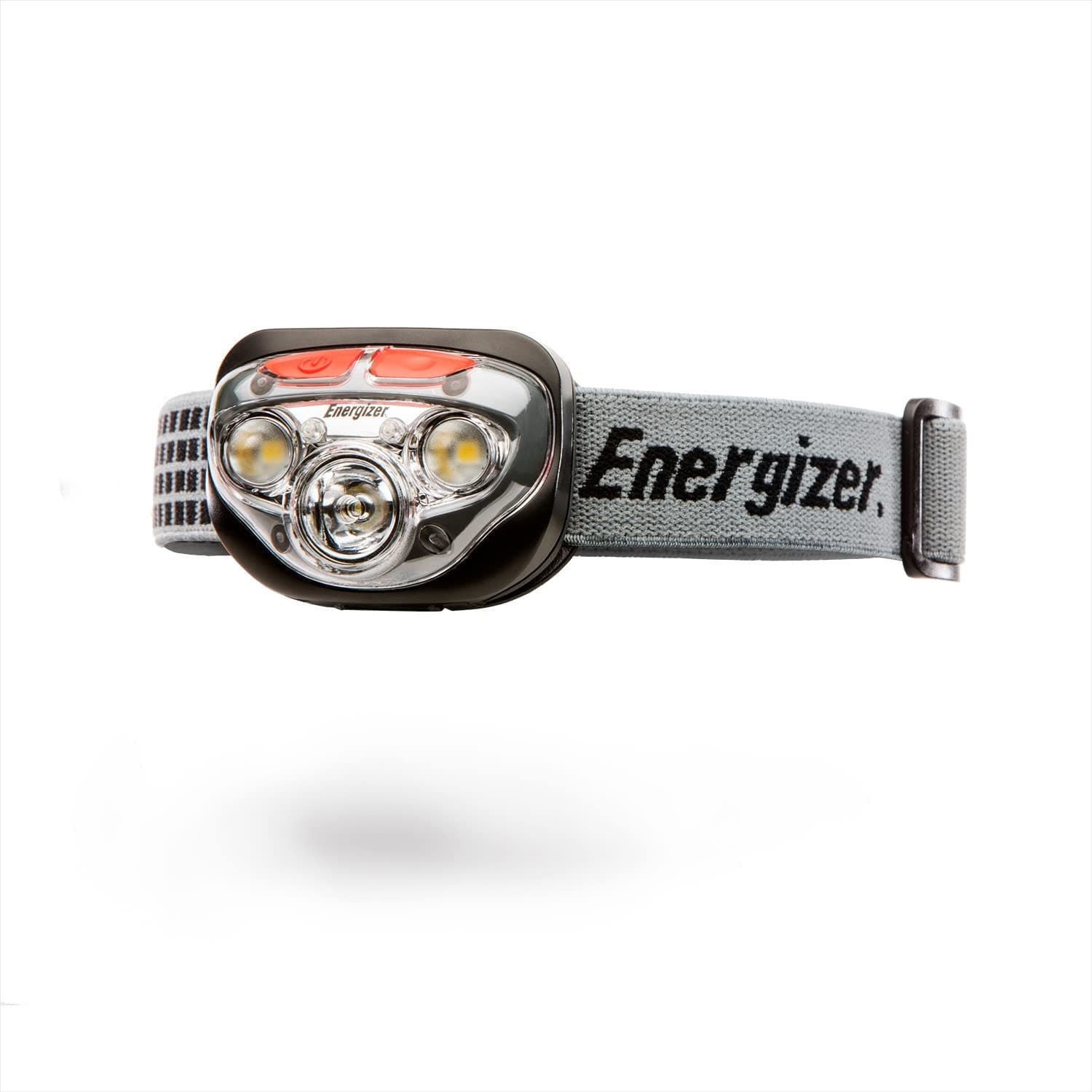 Energizer PRO LED Headlamp, IPX4 Water Resistant Headlamps, High-Performance Head Light for Outdoors, Camping, Running, Storm, Survival LED Light for Emergencies (Batteries Included) Slate Gray