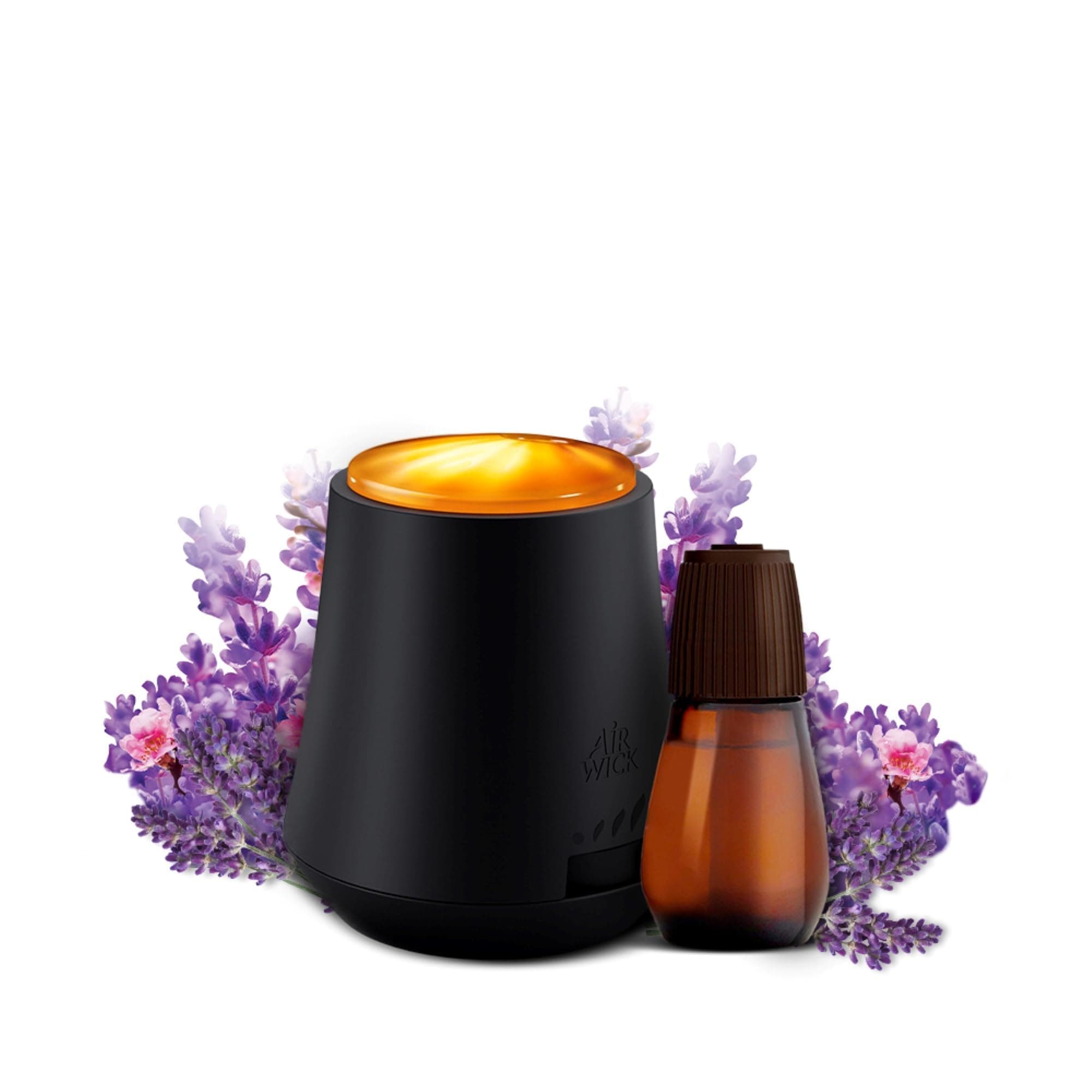 Air Wick Essential Mist Starter Kit, Diffuser + 1 Refill, Lavender and Almond Blossom, Air Freshener, Essential Oils 1 Diffuser +1 Refill Lavender and Almond Blossom