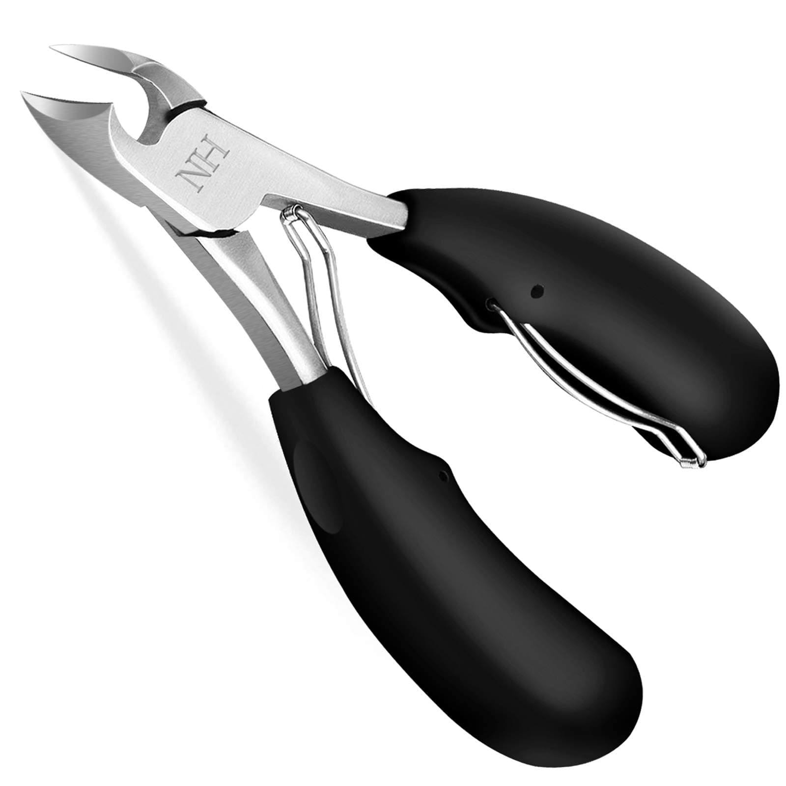 New Huing Podiatrist Toenail Clippers, Professional Thick & Ingrown Toe Nail Clippers for Men & Seniors,Pedicure Clippers Toenail Cutters, Super Sharp Curved Blade Grooming Tool 1 Count (Pack of 1)