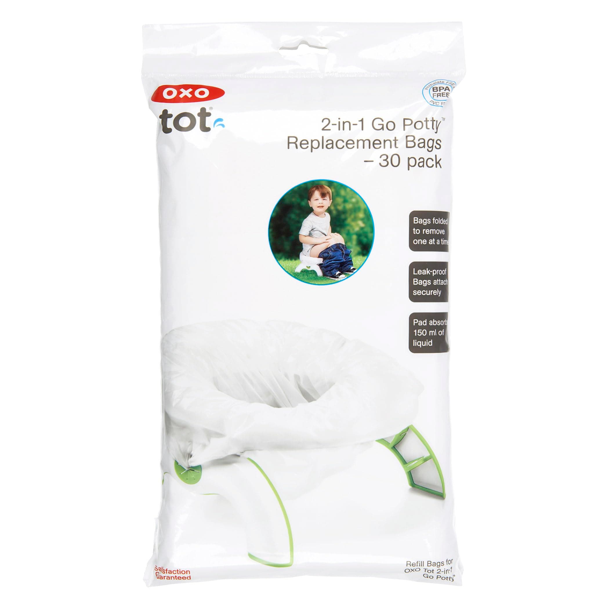 OXO Tot 2-in-1 Go Potty Refill Bags - 30 Pack 30-Count Refill Bags