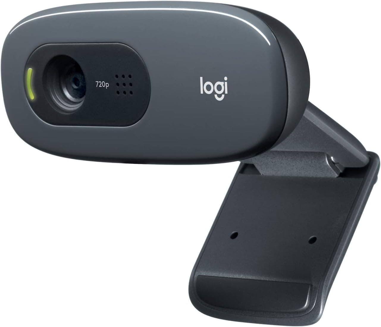 Logitech C270 HD Webcam, 720p, Widescreen HD Video Calling, Light Correction, Noise-Reducing Mic, Works with Zoom, Nintendo Switch 2’s new GameChat mode, PC/Mac/Laptop/Macbook/Tablet - Black 720p Black