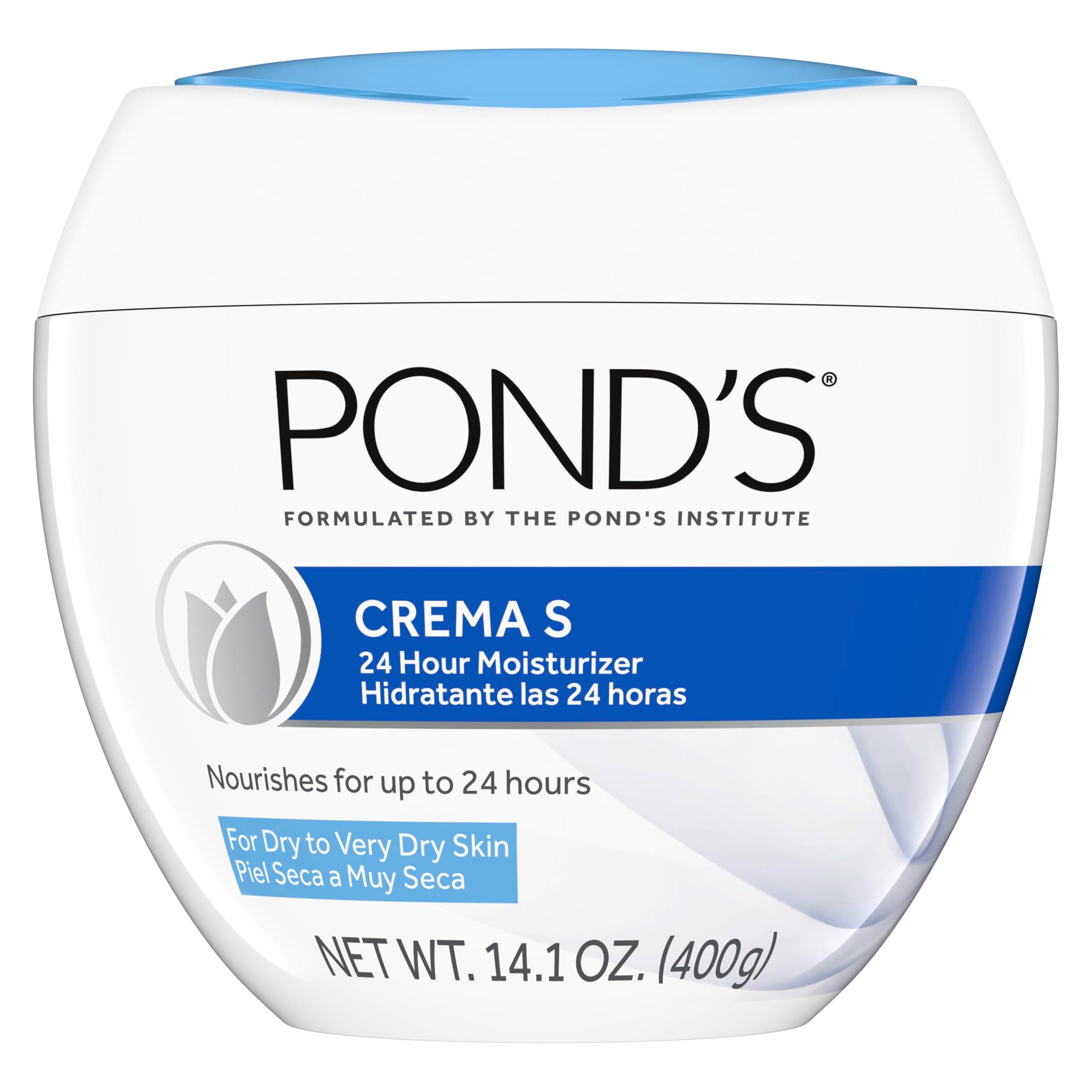 POND'S Nourishing Moisturizing Cream, Crema S 14.1 oz 14.1 Fl Oz (Pack of 1)