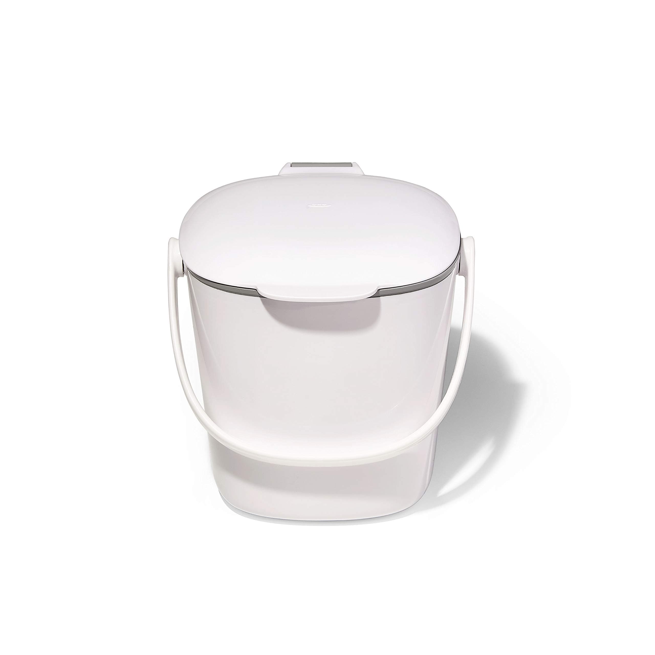 OXO Good Grips Easy-Clean Compost Bin, White - 0.75 GAL White 0.75 Gallon BIN