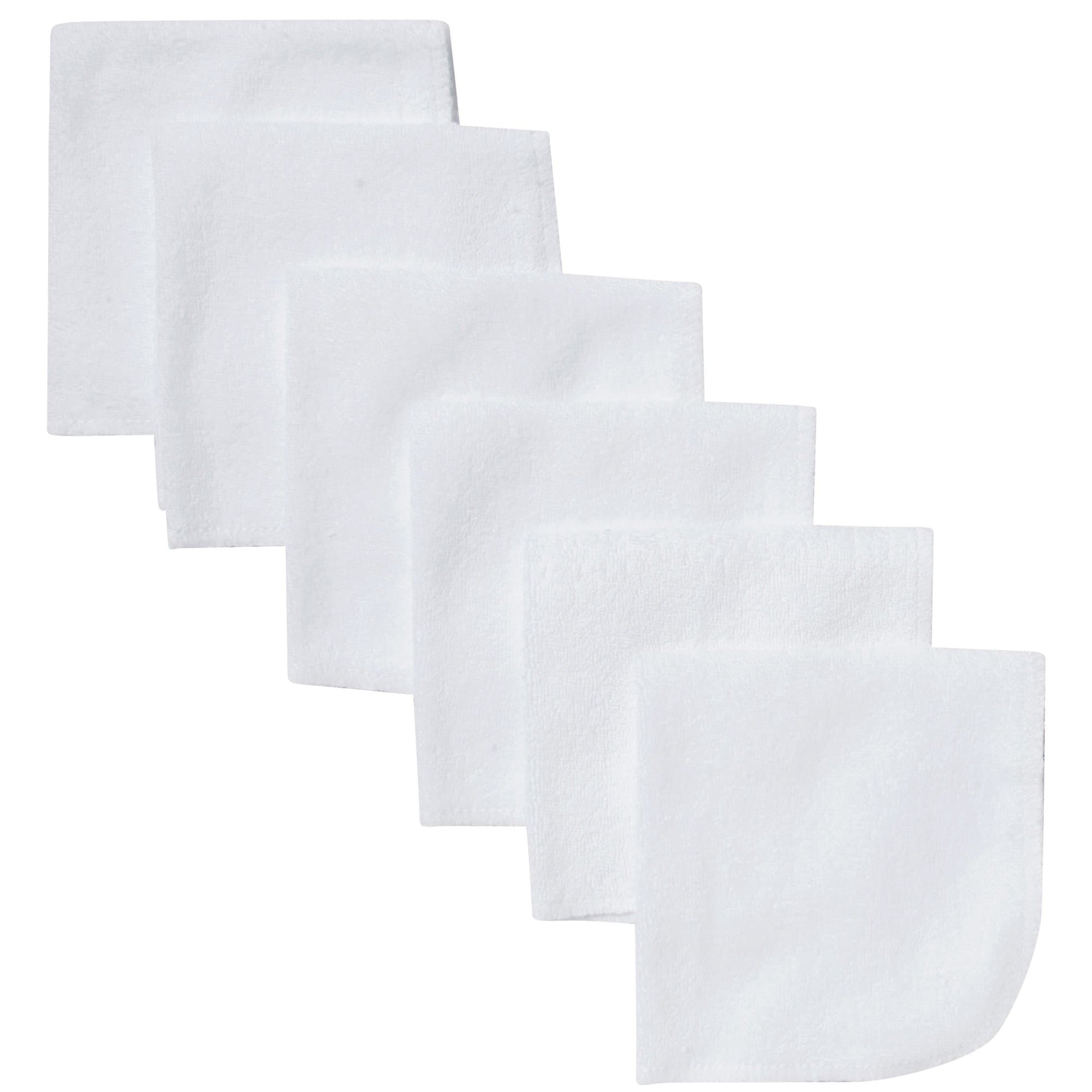 Gerber Washcloth, White, 6-Count 6 Count (Pack of 1)