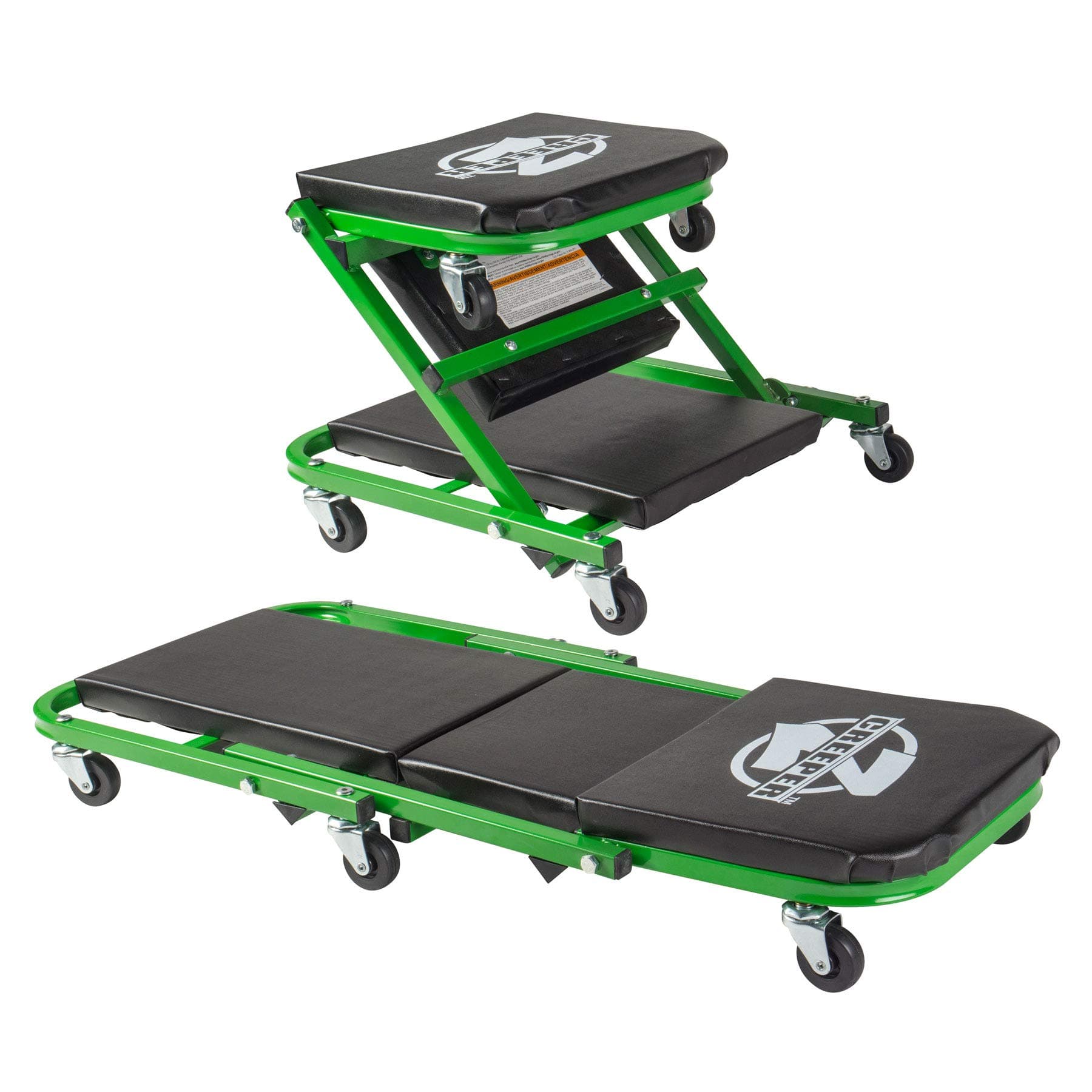 Pro-LifT C-2036DG Black/Green 300 Lbs Mechanic Creeper Green Creeper