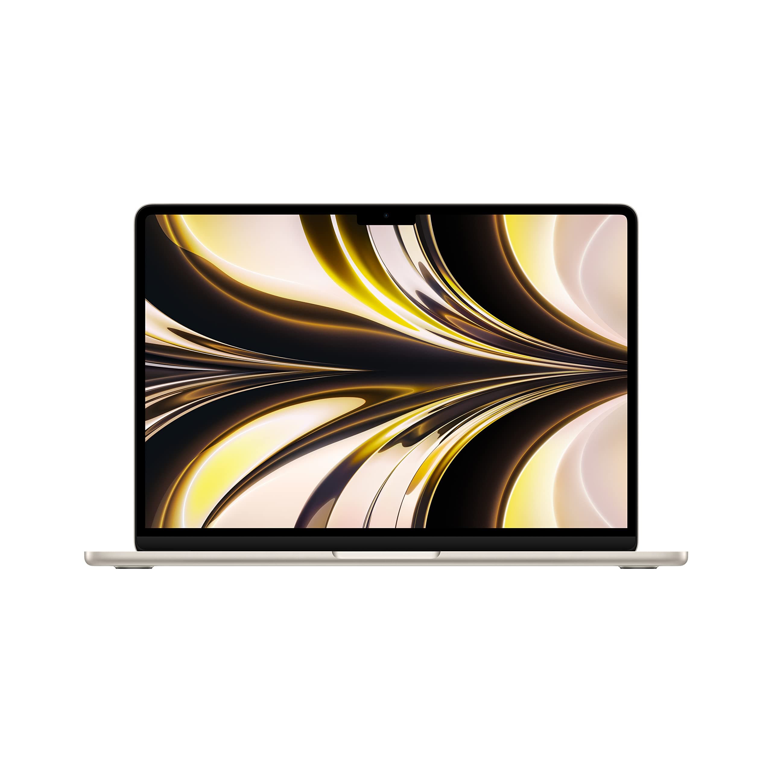 Apple 2022 MacBook Air Laptop with M2 chip: Built for Apple Intelligence, 13.6-inch Liquid Retina Display, 8GB RAM, 256GB SSD Storage, Backlit Keyboard, 1080p FaceTime HD Camera; Starlight