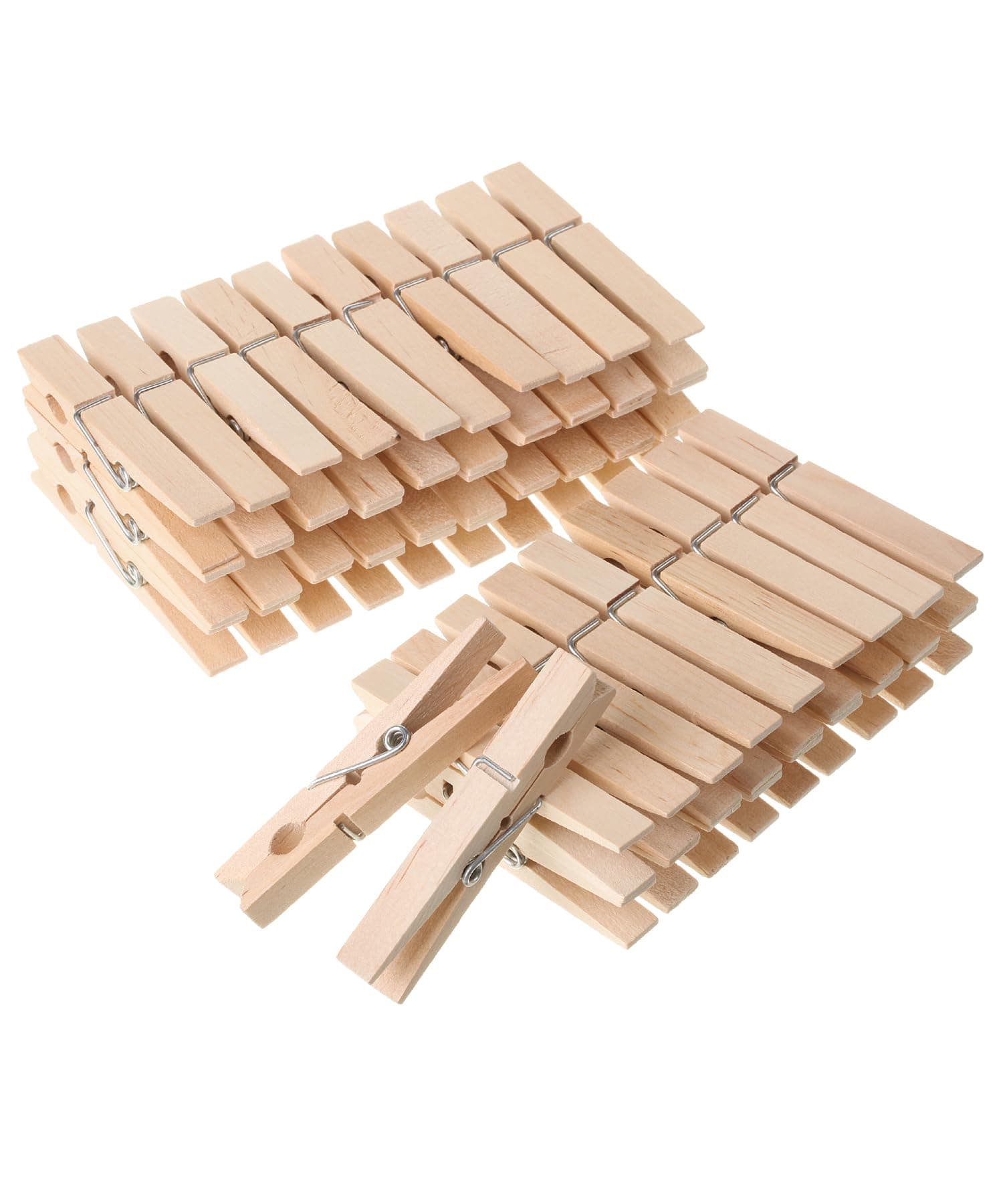 Mr. Pen- Wooden Clothes Pins, Large Natural Wood, 50 Pack, 2.9 Inch, Rust Resistant for Classroom, Crafts Wood 2.9 inch, 50 pcs