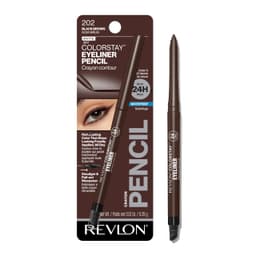 Revlon ColorStay Pencil Waterproof Eyeliner, Smudge-Proof, Eye Makeup with Built-In Sharpener, 202 Black Brown, 0.01 oz Black Brown 0.01 Ounce (Pack of 1)