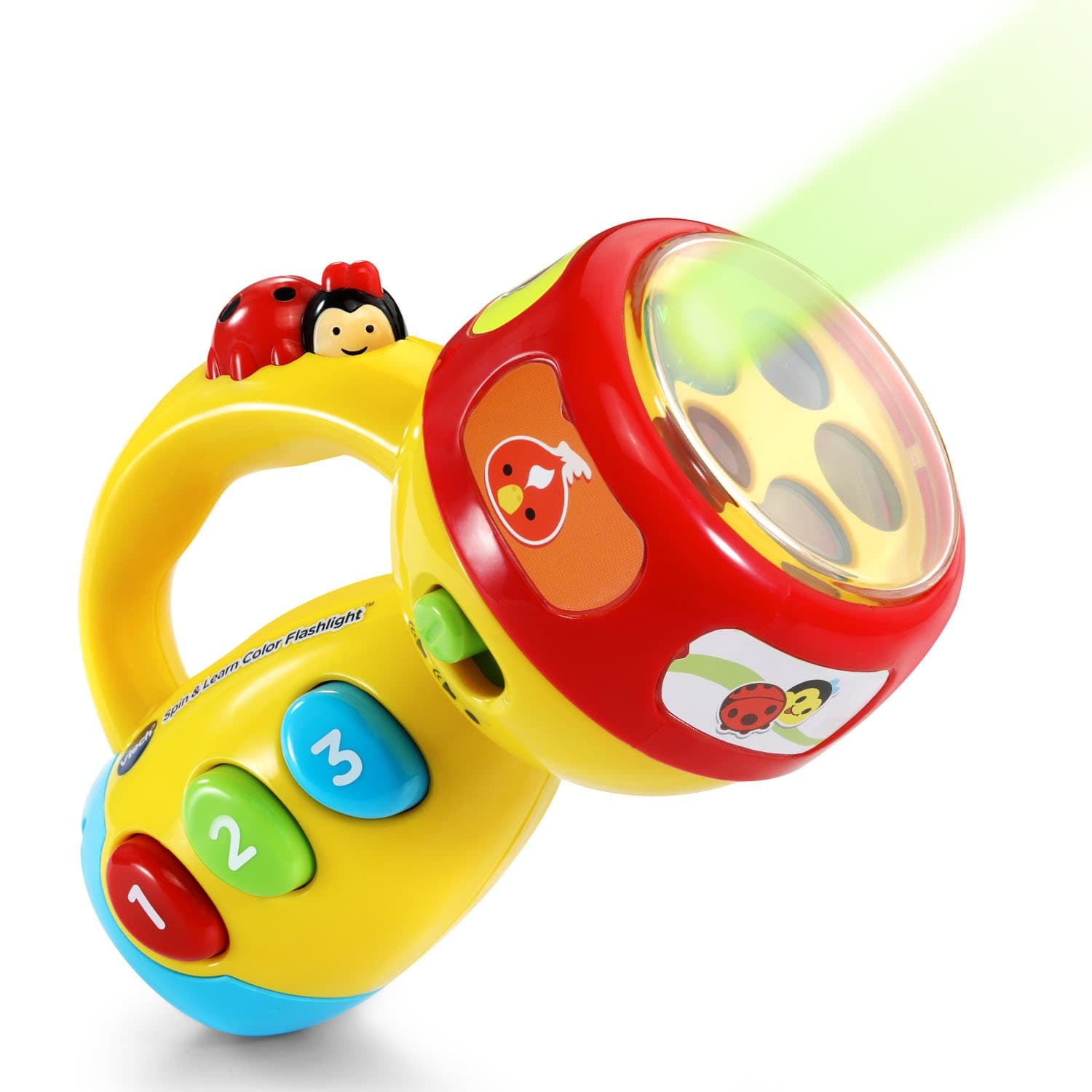 VTech Spin and Learn Color Flashlight Yellow Flashlight