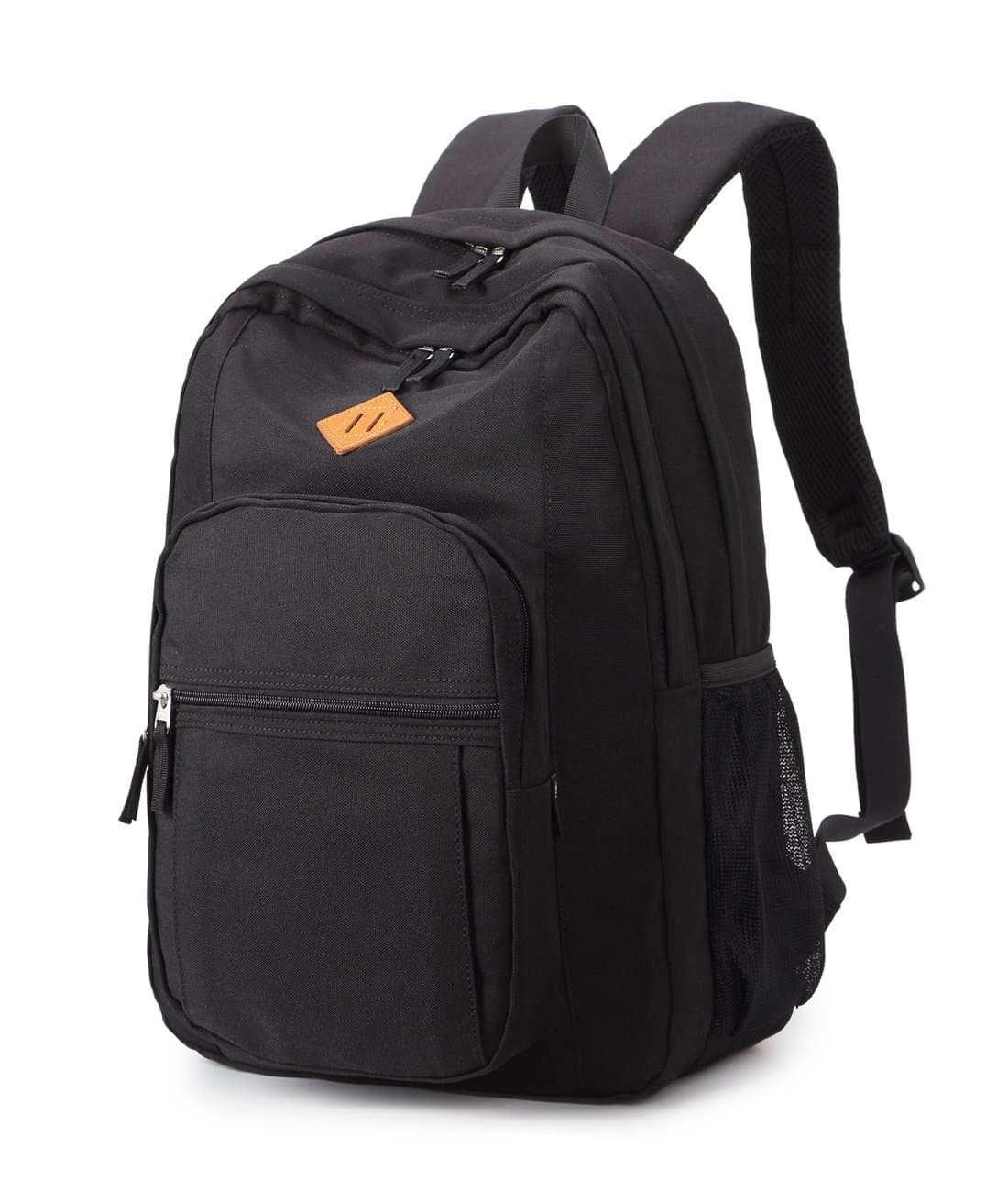abshoo Classical Basic Travel Backpack For School Water Resistant Bookbag Black